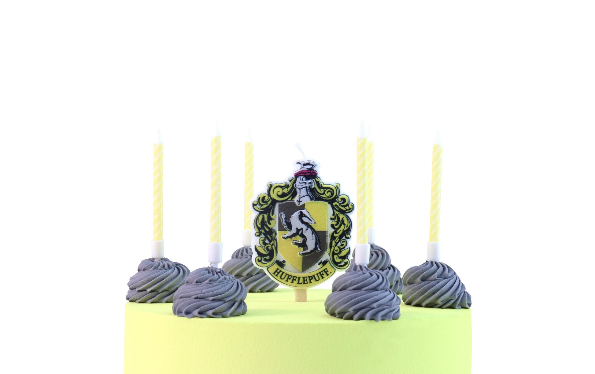 PME Geburtstagskerzen Harry Potter Hufflepuff – Grün – 7 cm – Kunststoff – 7 Stk
