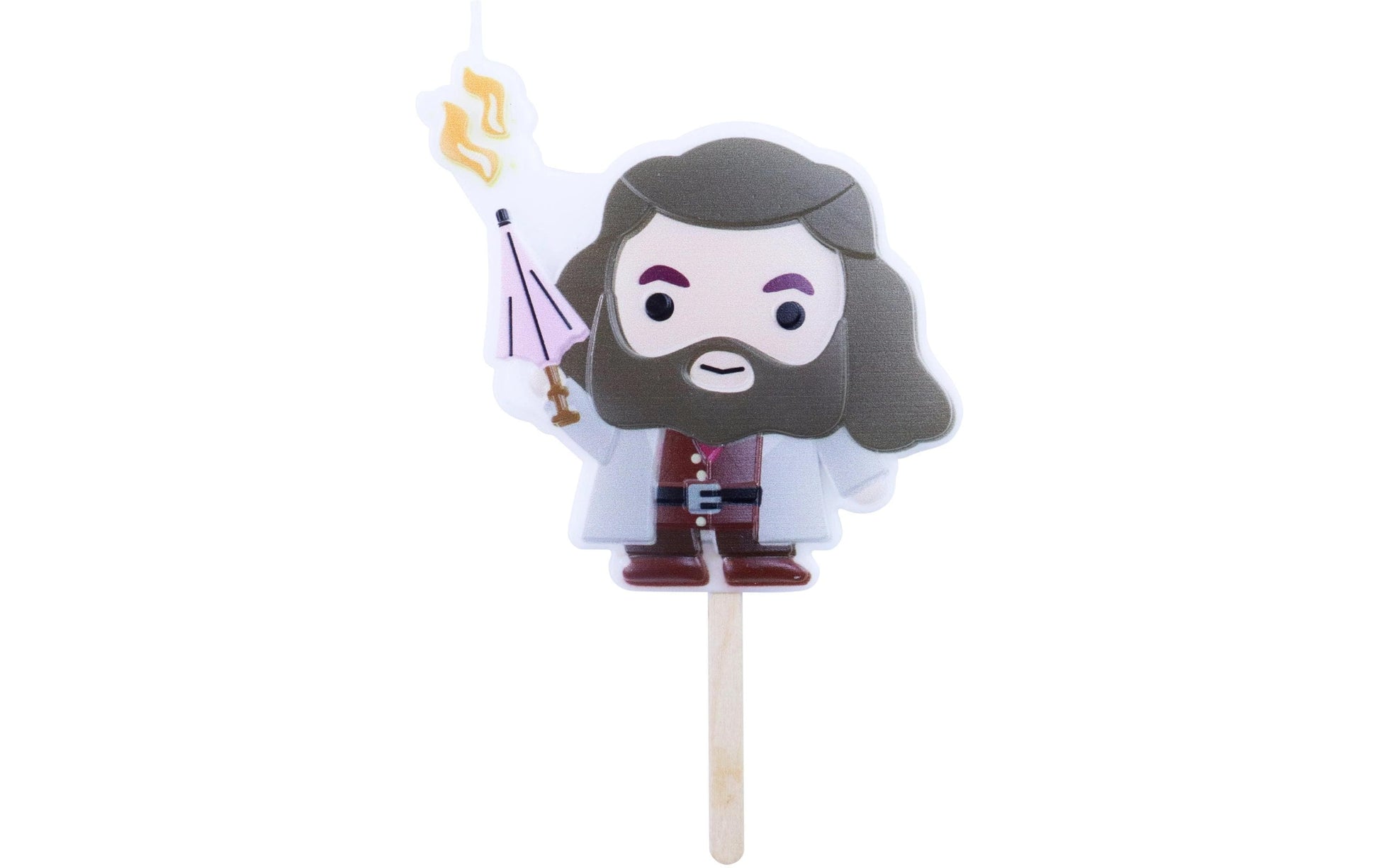 PME Geburtstagskerze Rubeus Hagrid – mehrfarbig – 9,5 × 9,5 cm – 1 Stk
