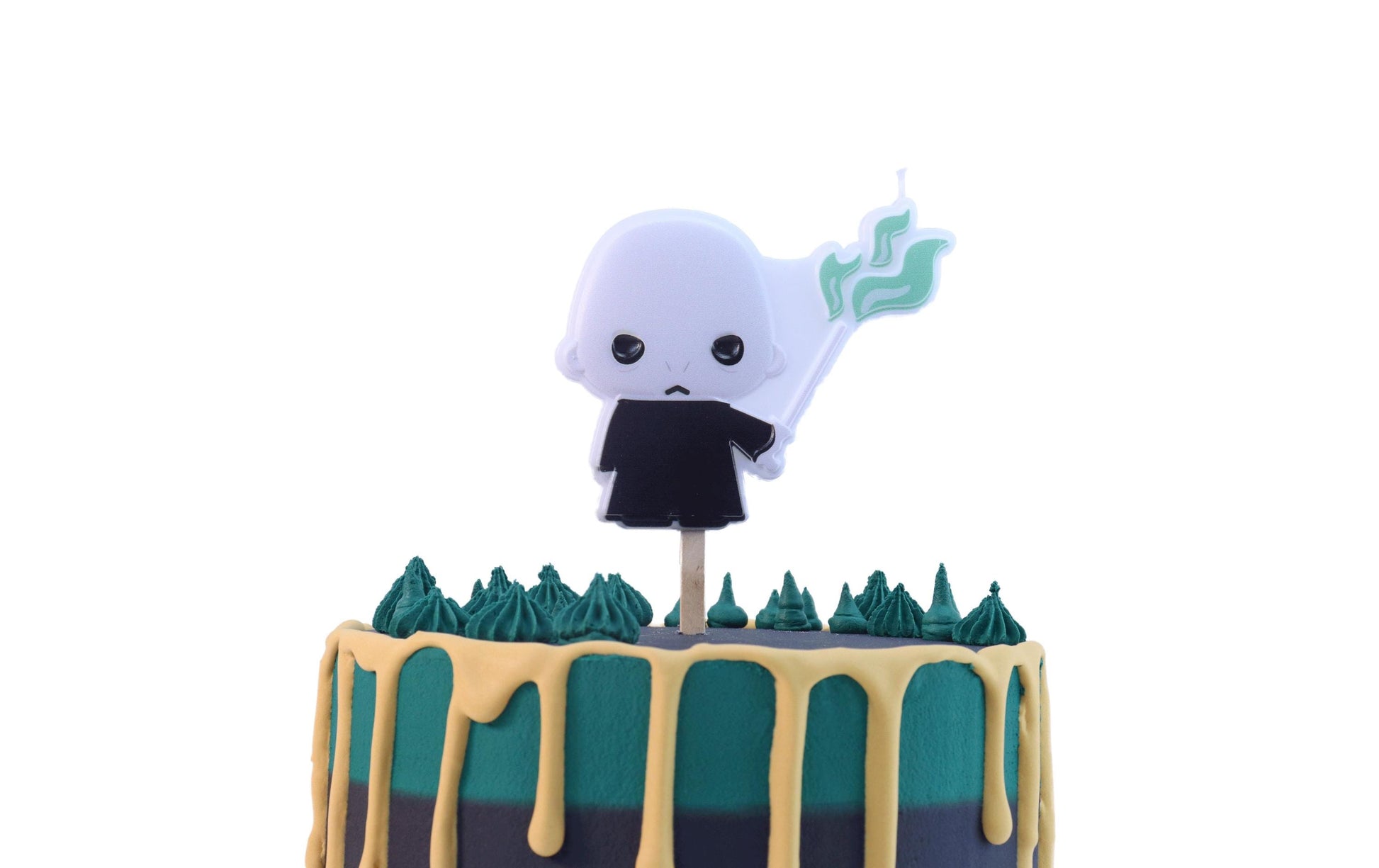 PME Geburtstagskerzen Harry Potter Lord Voldemort – mehrfarbig – 9,5 × 8,5 cm – 1 Stk – ohne Holzhalter