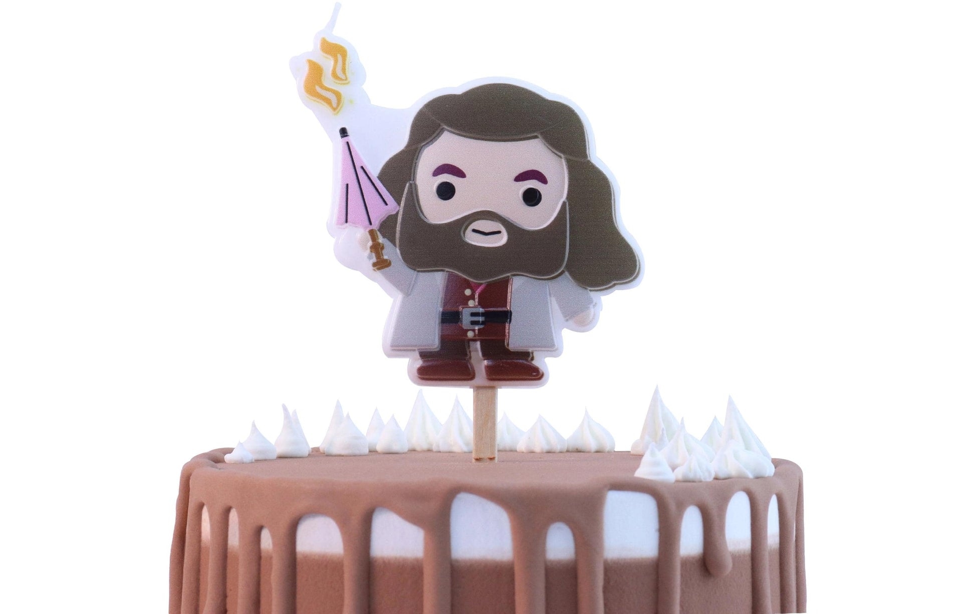 PME Geburtstagskerze Rubeus Hagrid – mehrfarbig – 9,5 × 9,5 cm – 1 Stk