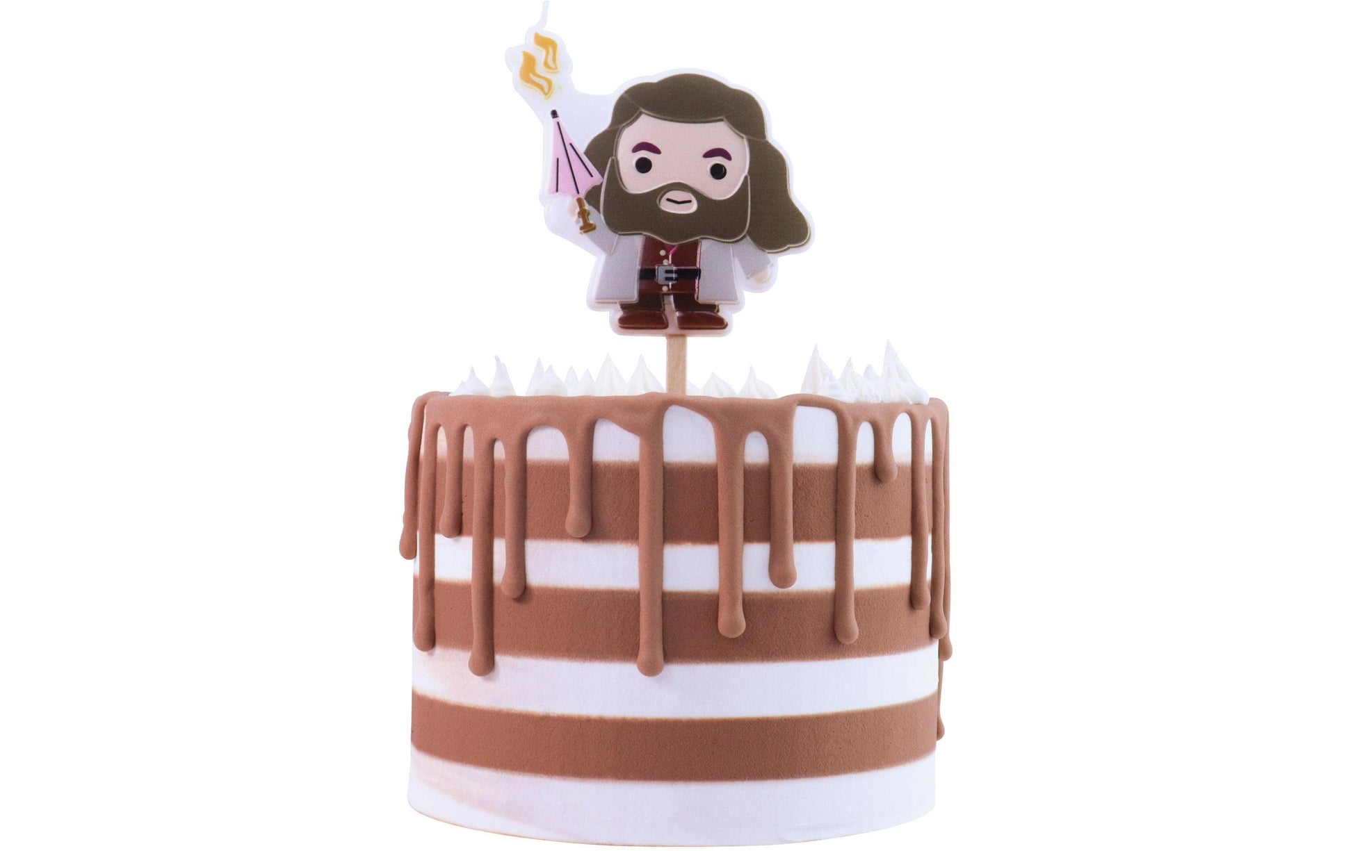 PME Geburtstagskerze Rubeus Hagrid – mehrfarbig – 9,5 × 9,5 cm – 1 Stk