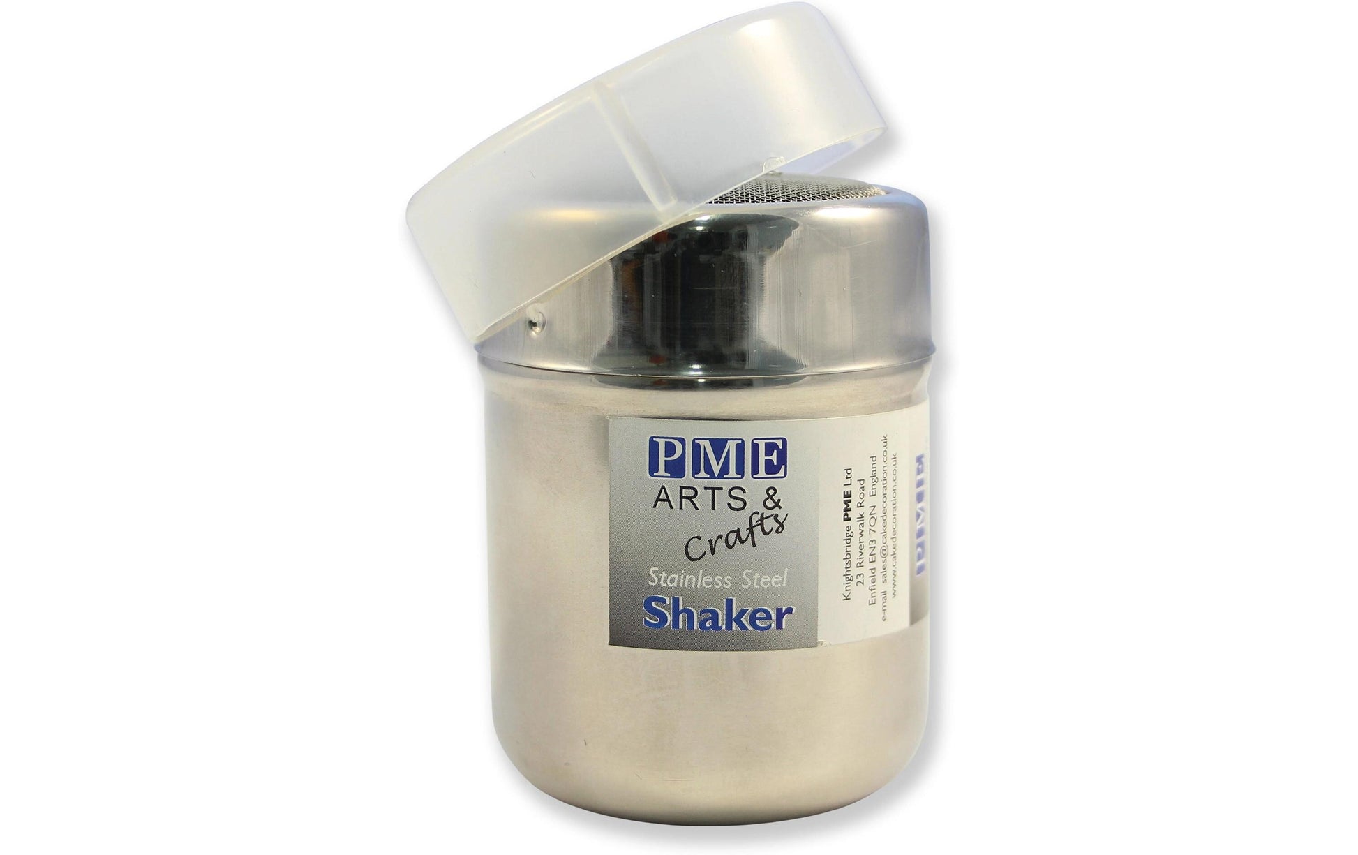 PME Streudose, 8 cm, Edelstahl, silber, für Puderzucker