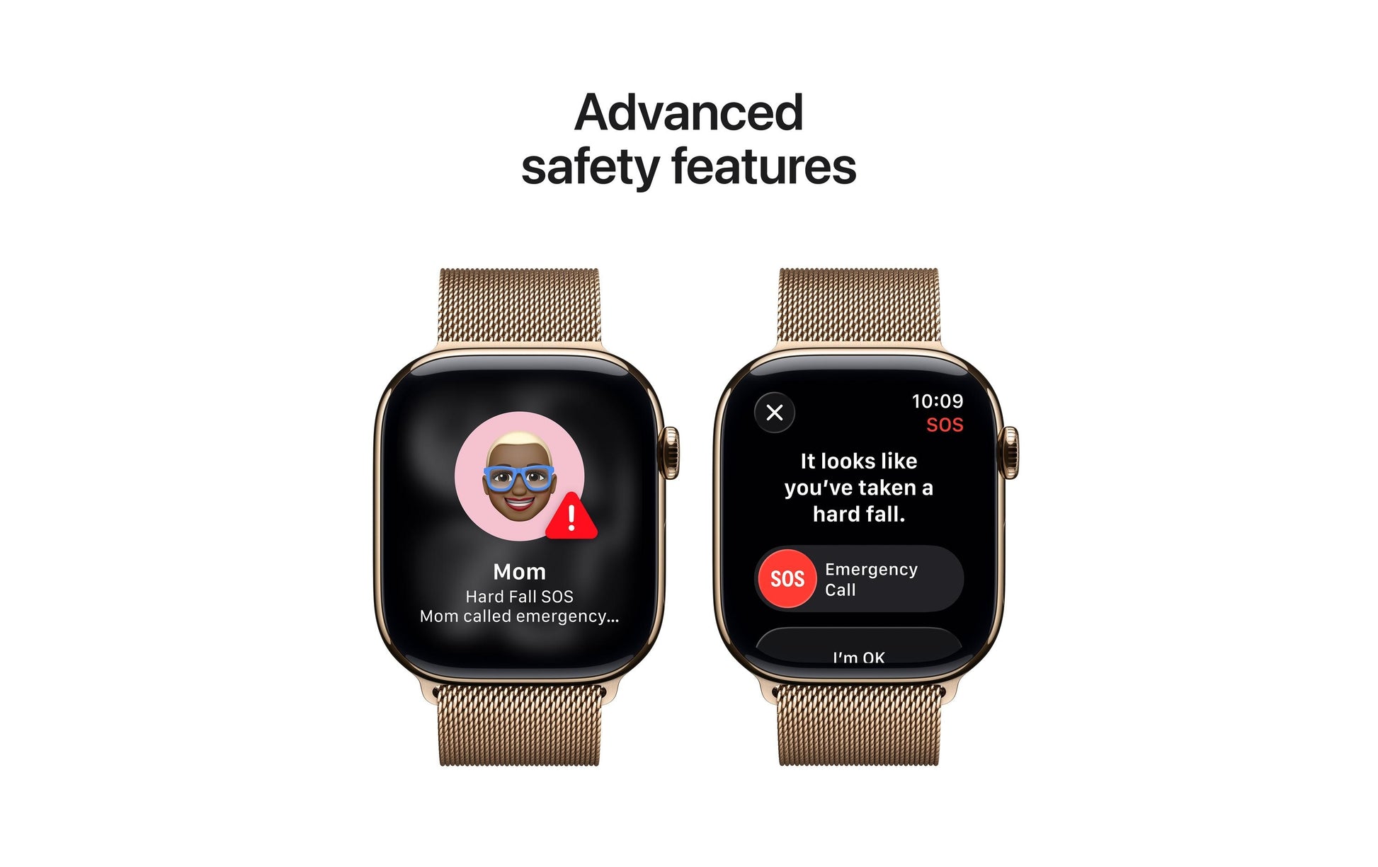 Apple Watch S11 – Smartwatch – 46 mm, LTE, OLED, 50 m, IP6X, Gold, Titan, Milanese Loop (M/L)