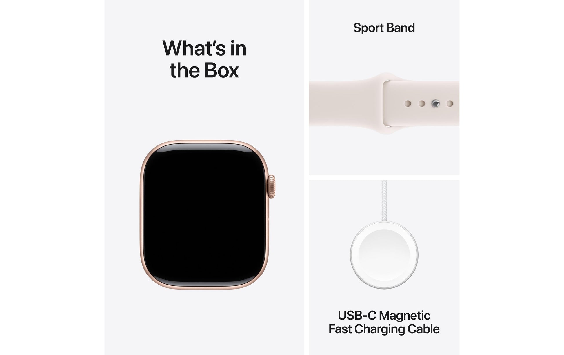 Apple Watch S11 – Smartwatch – 46 mm, GPS, OLED, 50 m, Roségold, Light Blush Sportarmband S/M