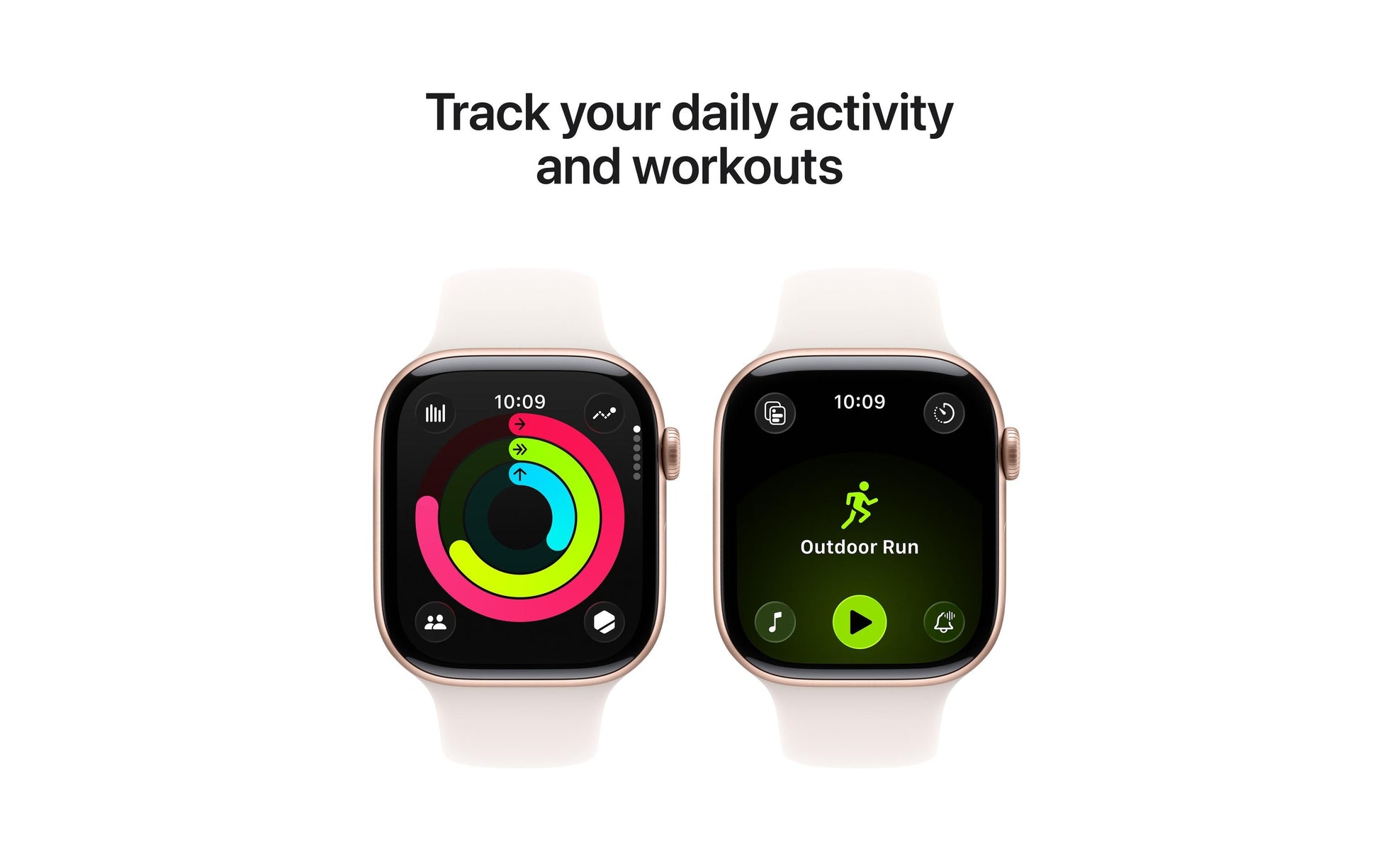 Apple Watch S11 – Smartwatch – 46 mm, GPS, OLED, 50 m, Roségold Aluminium, Light Blush Sportarmband (M/L)