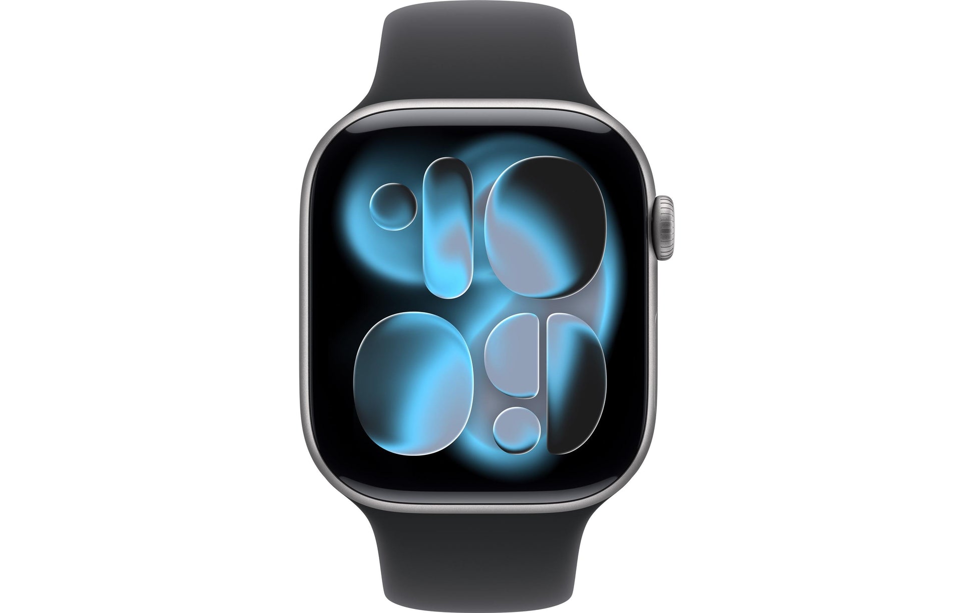 Apple Watch S11 – Smartwatch – 46 mm, GPS, OLED, 50 m, IP6X, Space Grey, Bandgrösse M/L, Black Sport Band