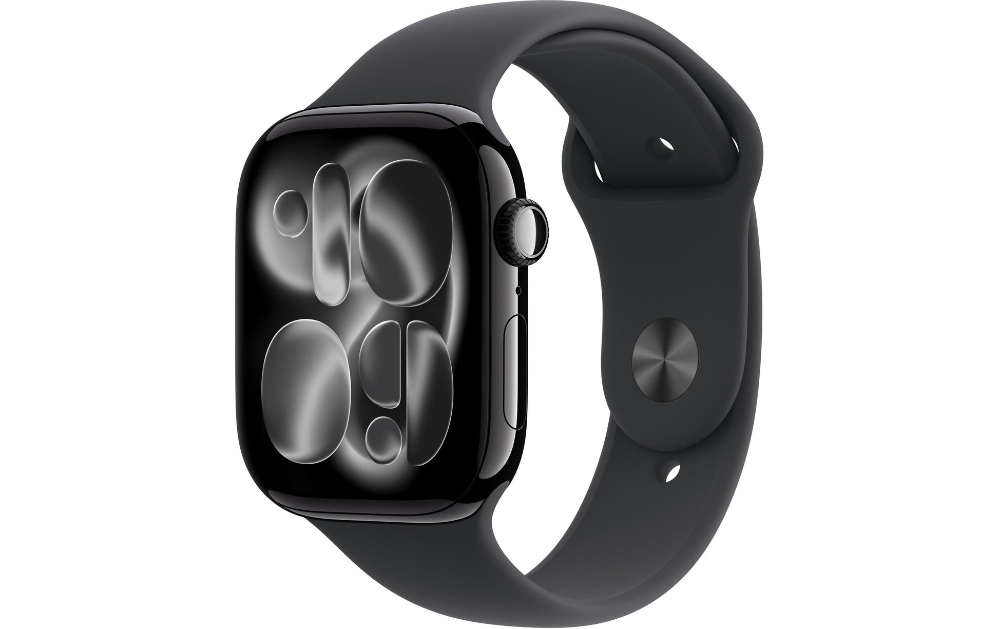Apple Watch S11 – Smartwatch – 46 mm, LTE, OLED, 50 m, Schwarz, Bandgrösse S/M, Sportarmband