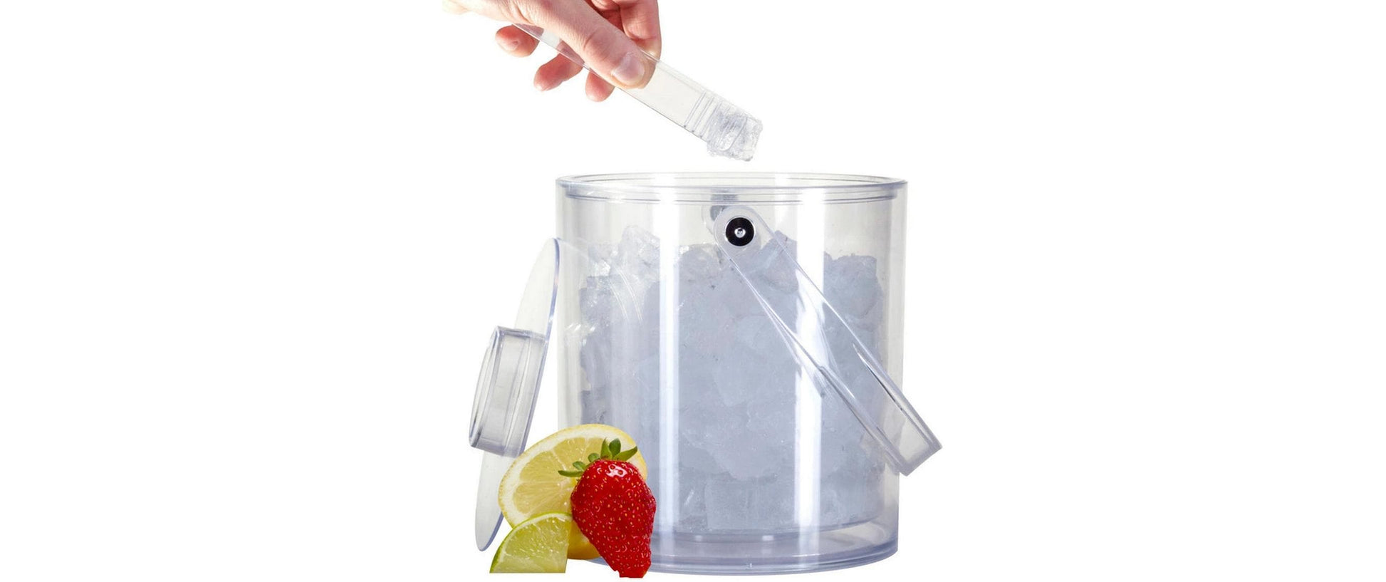 Nouvel Eisbehälter – Kunststoff (Polystyrol), Transparent, für alle Küchenmaschinen