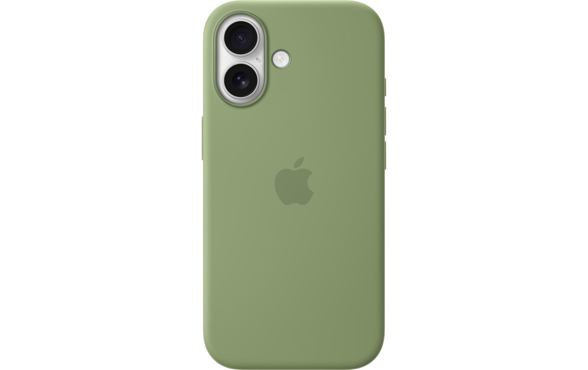 Apple Backcover – für Apple iPhone 17 – grün – Silikon – MagSafe-kompatibel, mit Kartenfach