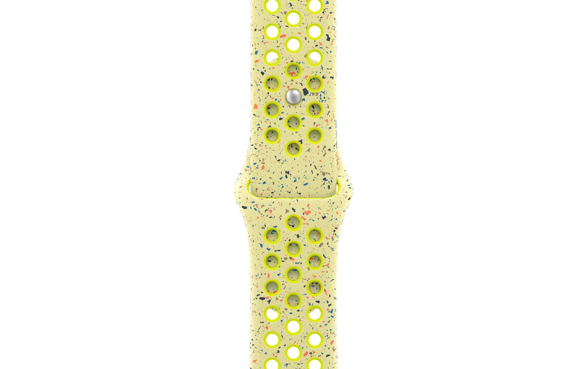 Apple Nike Sport Band – Armband – für Apple Watch 46 mm, Volt Splash (Grün), Grösse S/M, Polymer