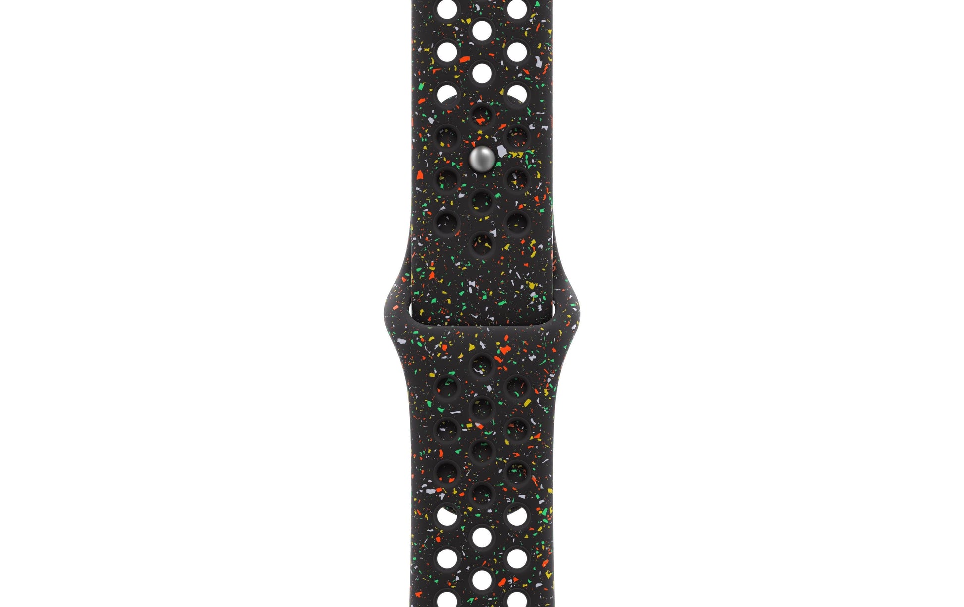 Apple Nike Sport Band – Armband – für Apple Watch 40 mm, Schwarz, M/L, Polymer