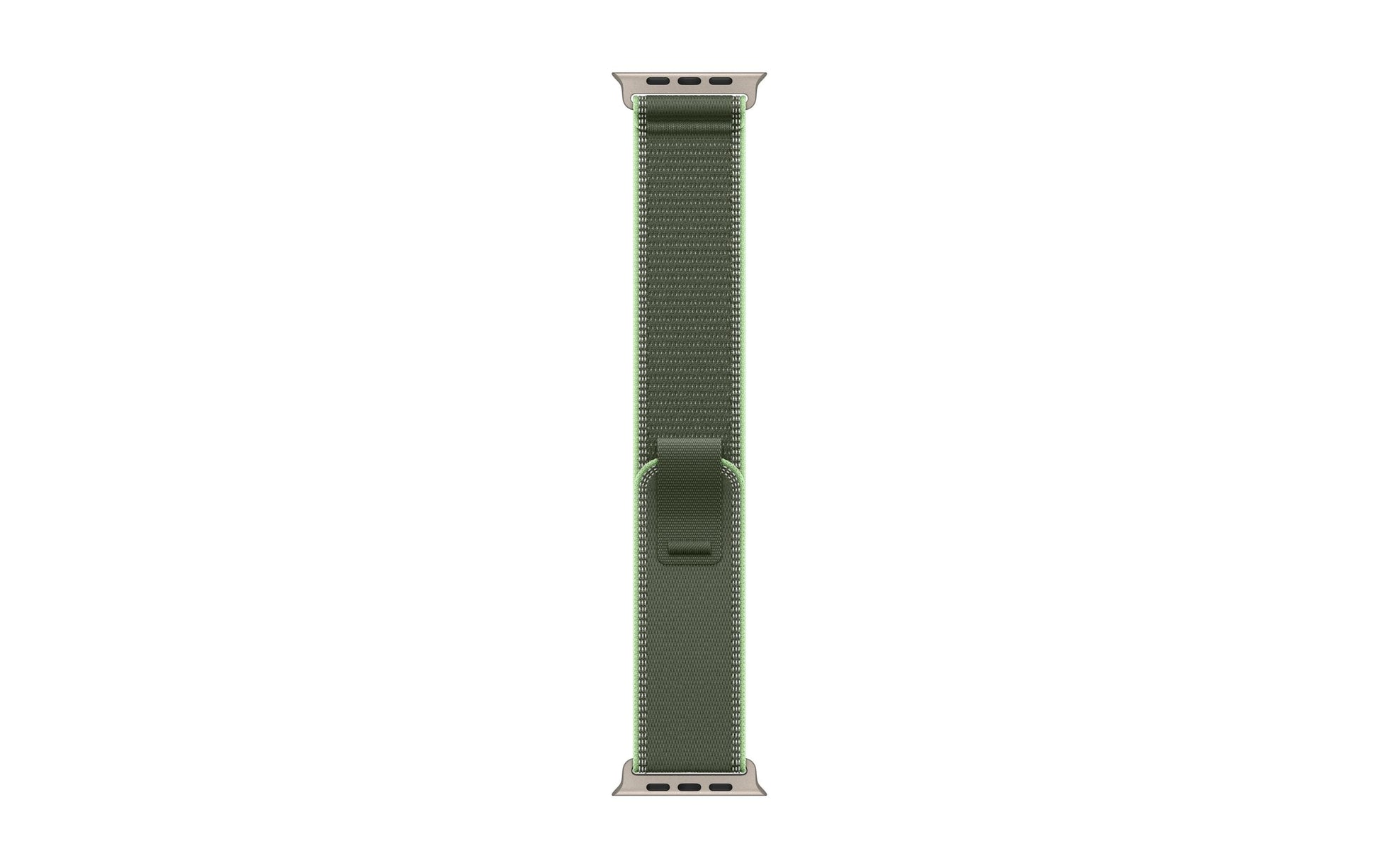 Apple Trail Loop Natural Titanium Finish – Armband – für Apple Watch 49 mm, Natural Titanium, S/M, Nylon