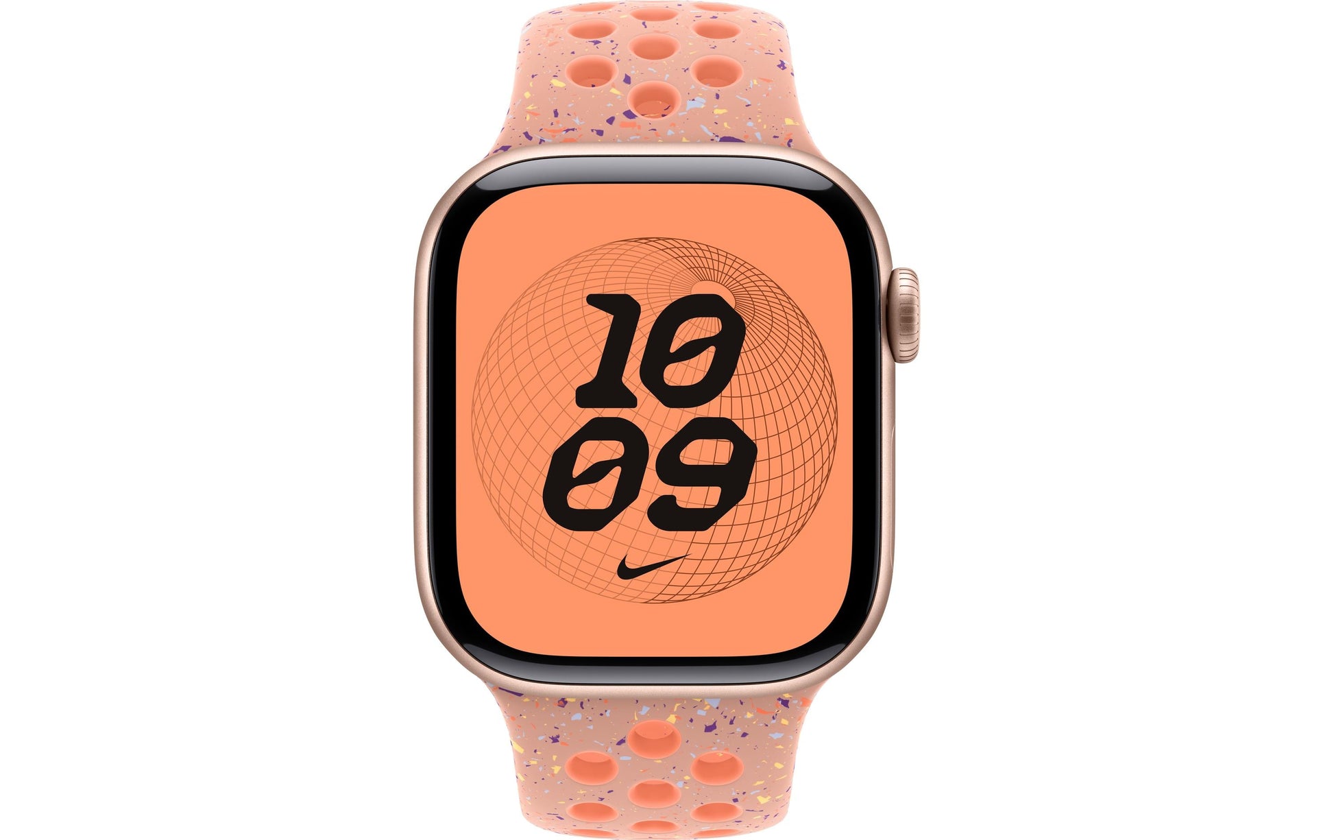 Apple Nike Sport Band – Armband – für Apple Watch 42 mm, Alpenglow Pink, S/M, Polymer (recycelt)