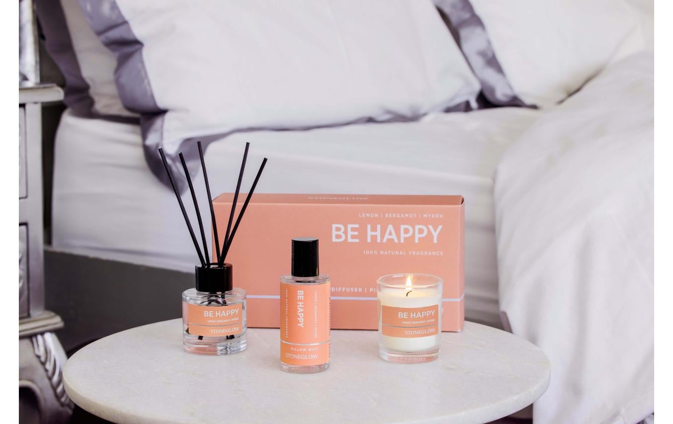 Stoneglow Geschenkset Be Happy Lavendel – 3-teilig – 50 ml