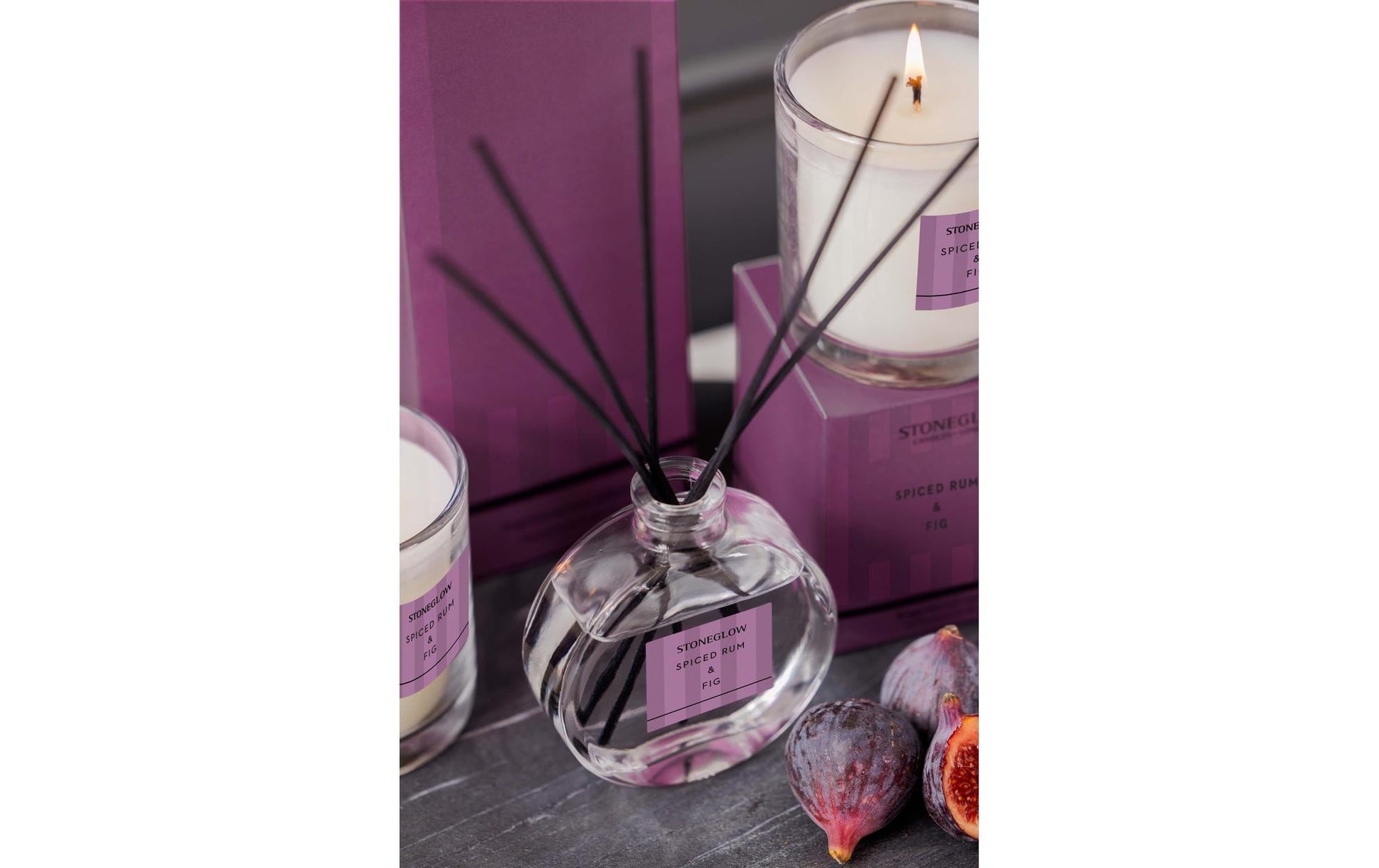 Stoneglow Duftstäbchen Ahorn – Violett, 120 ml