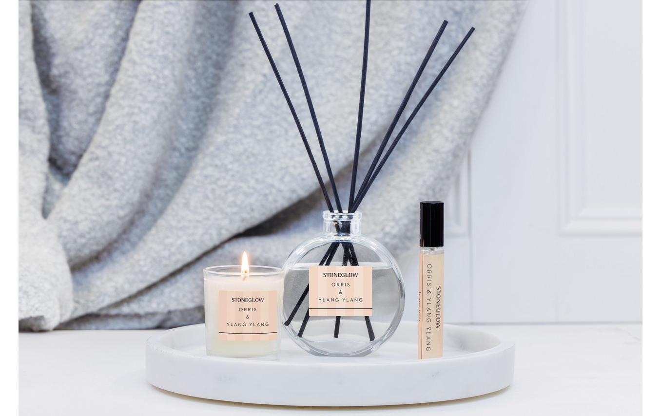 Stoneglow Geschenkset Orris & Ylang Ylang – 3-teilig – Raumduft 120 ml