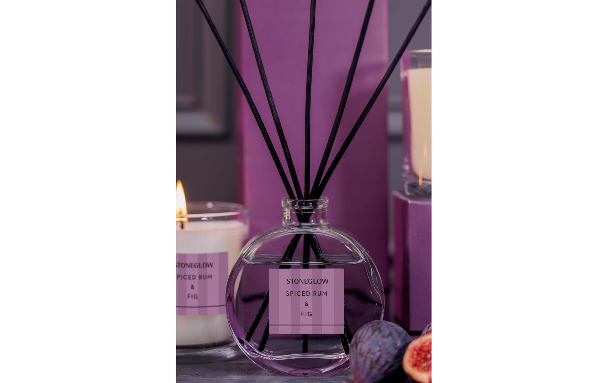 Stoneglow Duftstäbchen Ahorn – Violett, 120 ml