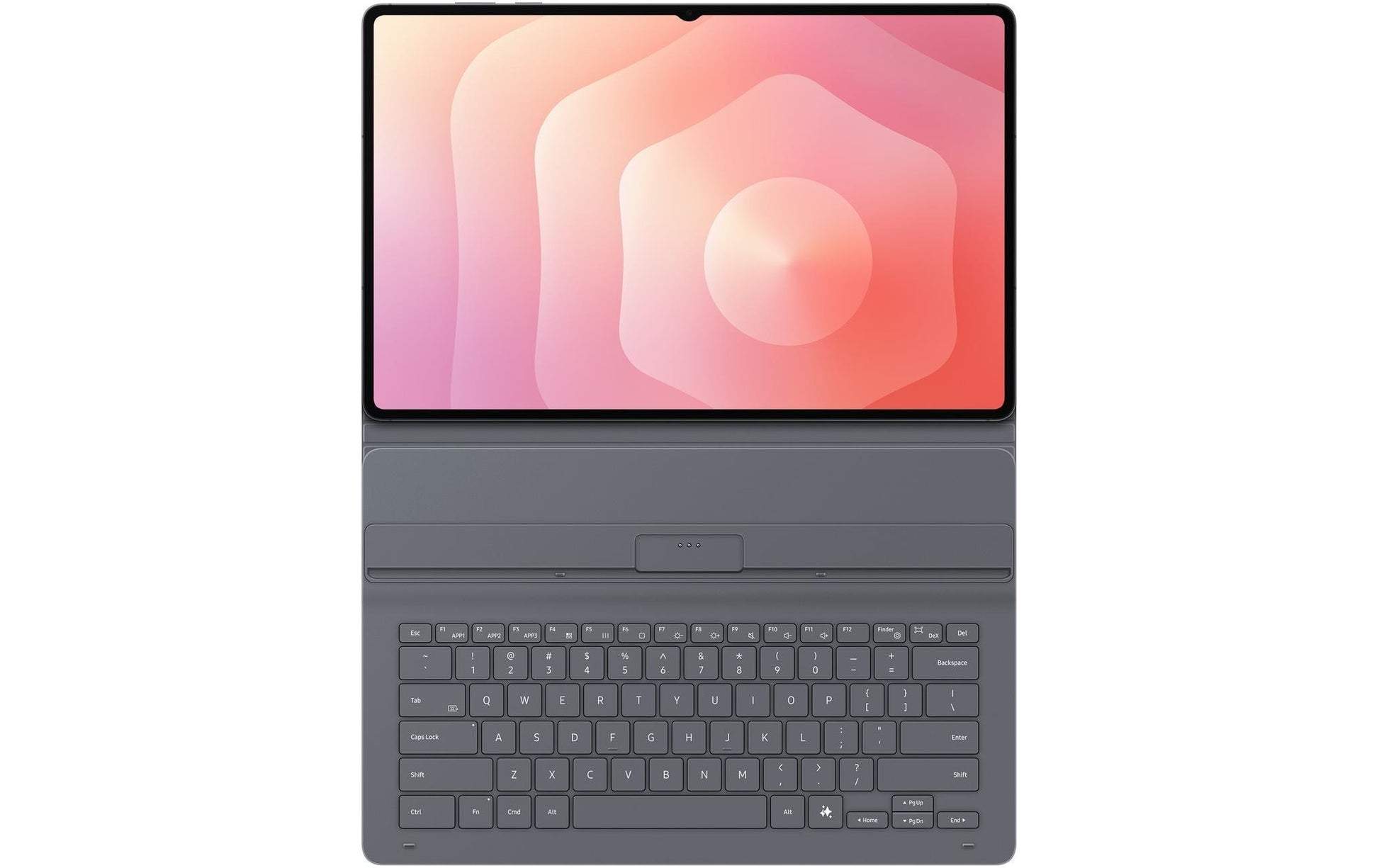 Samsung Book Cover Slim Keyboard Notebook-Schutzhülle – für Tablets bis 11", Kunststoff, Schwarz