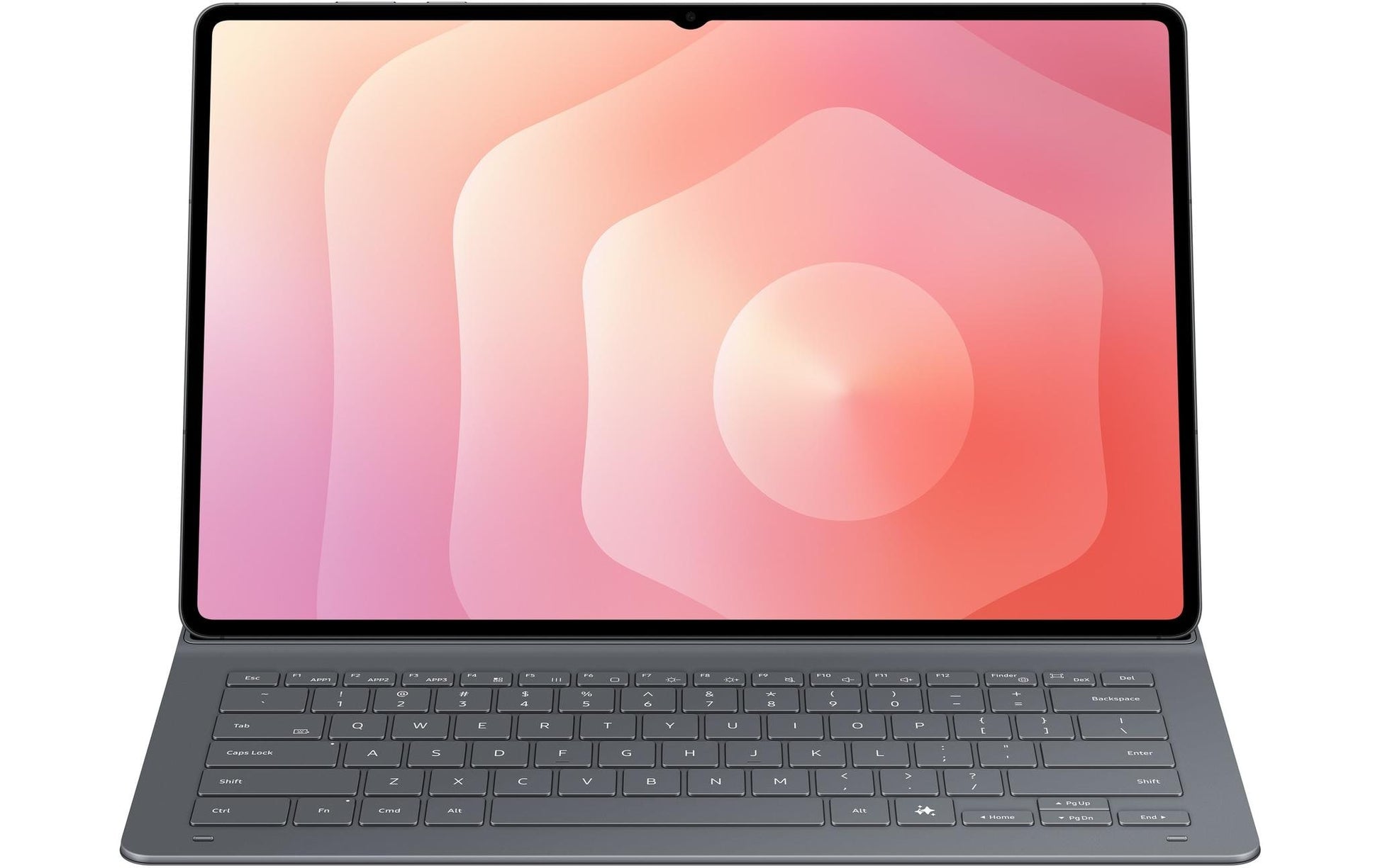 Samsung Book Cover Slim Keyboard Notebook-Schutzhülle – für Tablets bis 11", Kunststoff, Schwarz