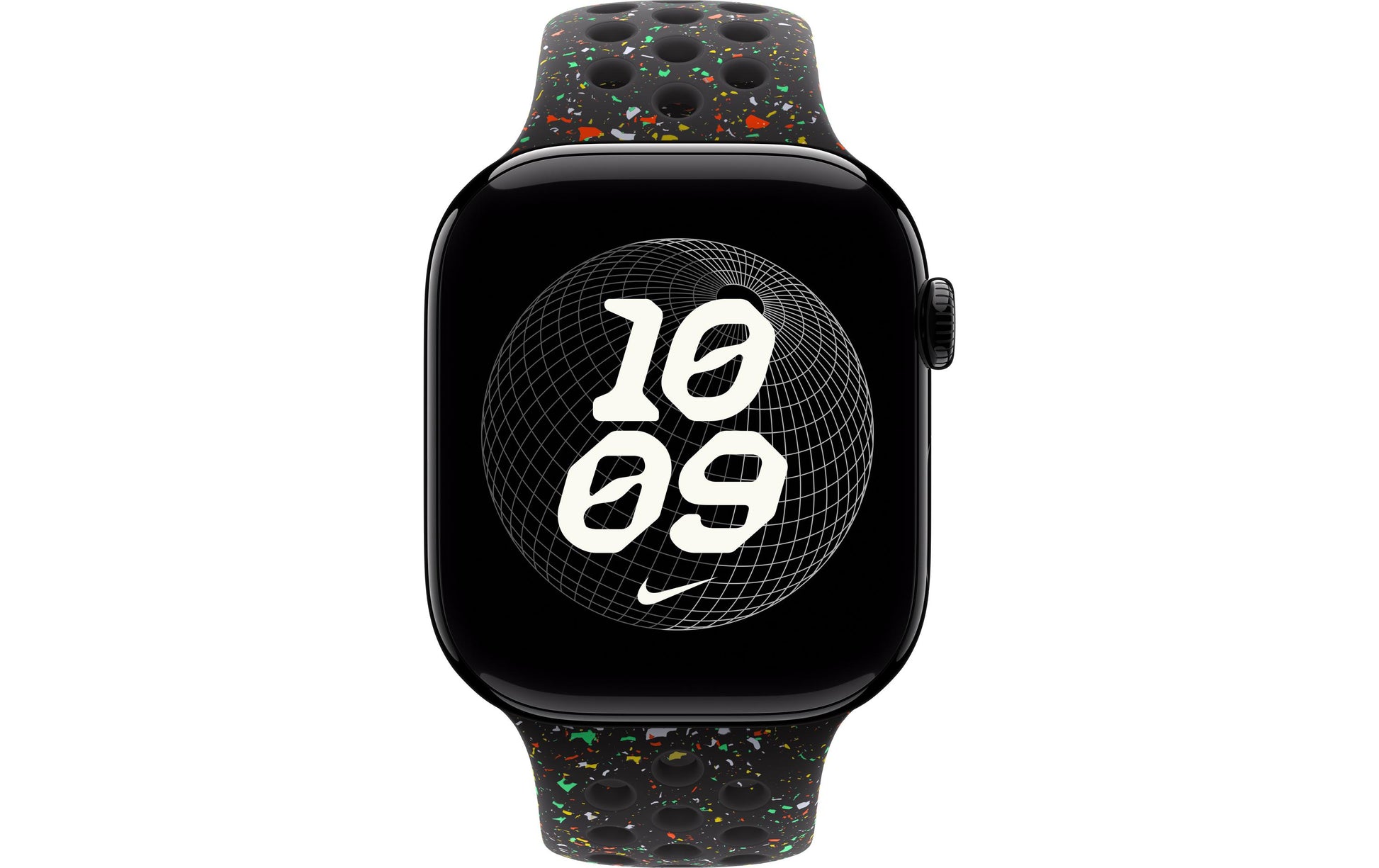 Apple Nike Sport Band – Armband – für Apple Watch 46 mm, Schwarz, M/L, Polymer