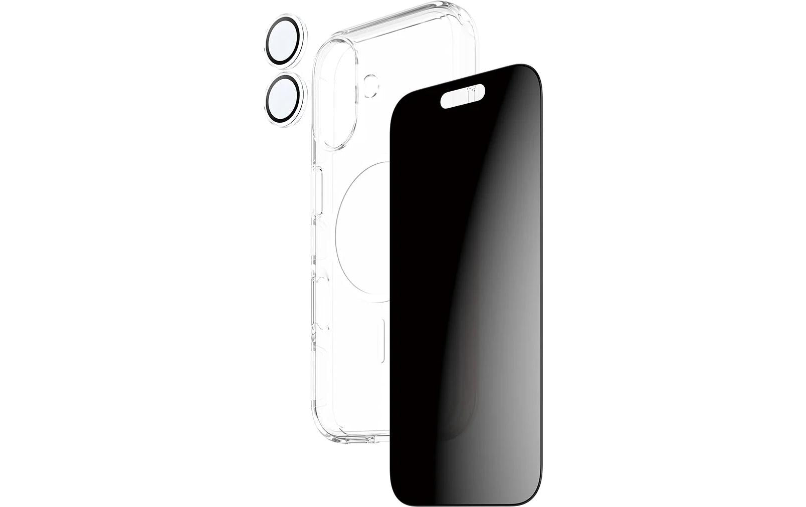 PanzerGlass Bildschirmschutzfolie CARE – für Apple iPhone 17 – Transparent – Privatsphäre-Filter