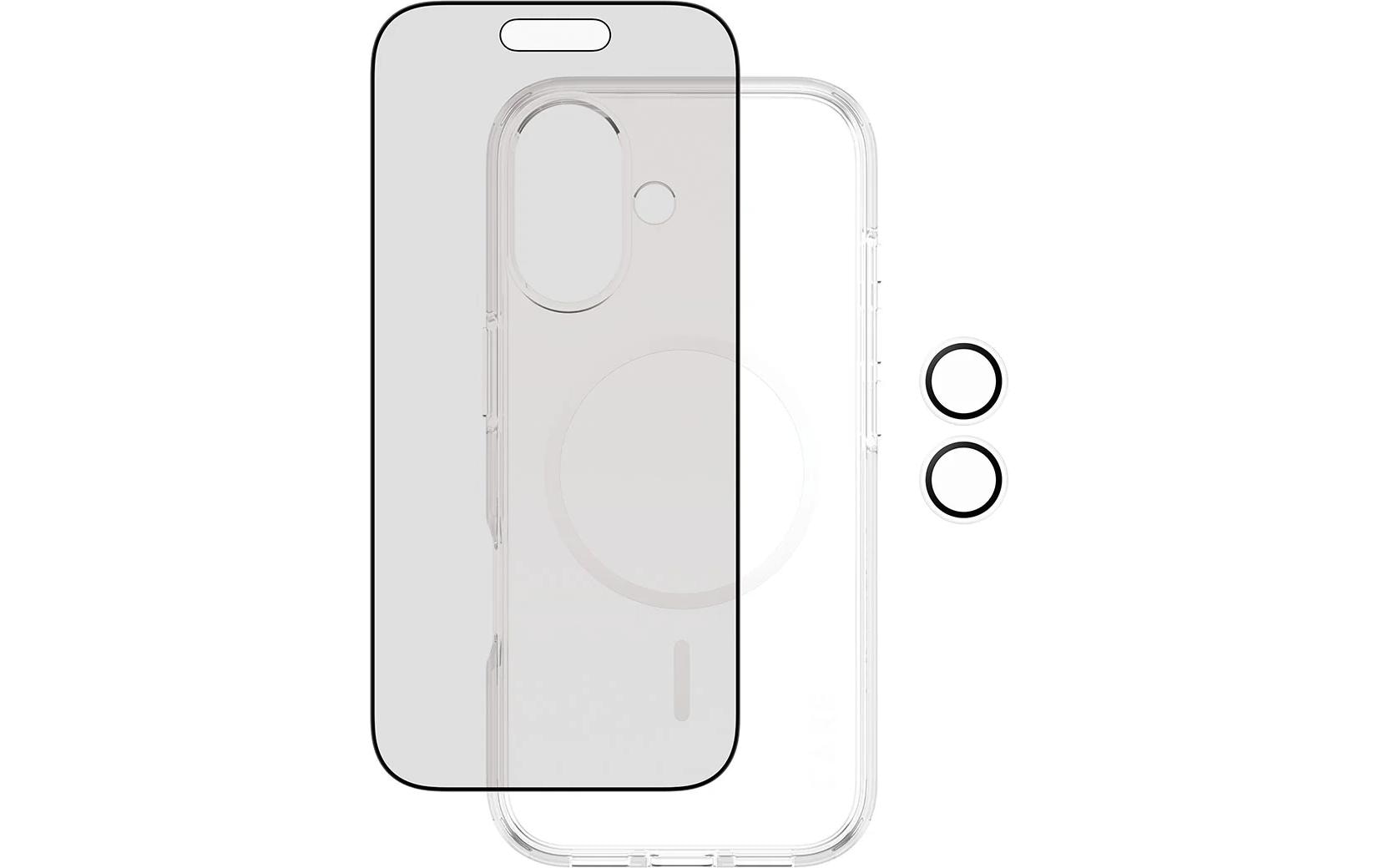 PanzerGlass Bildschirmschutzfolie CARE – für Apple iPhone 17 – Transparent – Privatsphäre-Filter