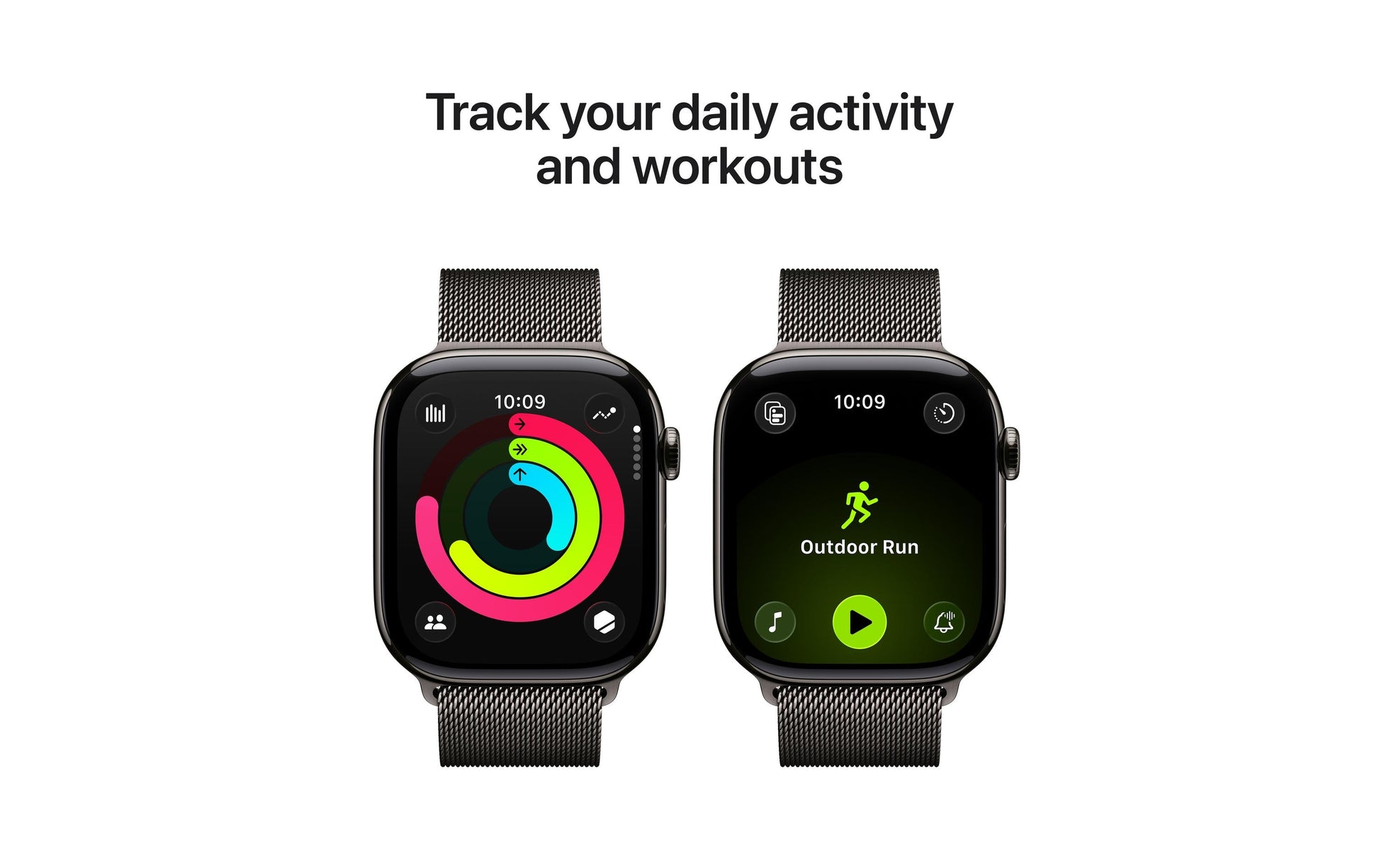 Apple Watch S11 Slate Titanium – Smartwatch – 46 mm, LTE, OLED, 50 m, Mailänder Schlaufe (M/L)