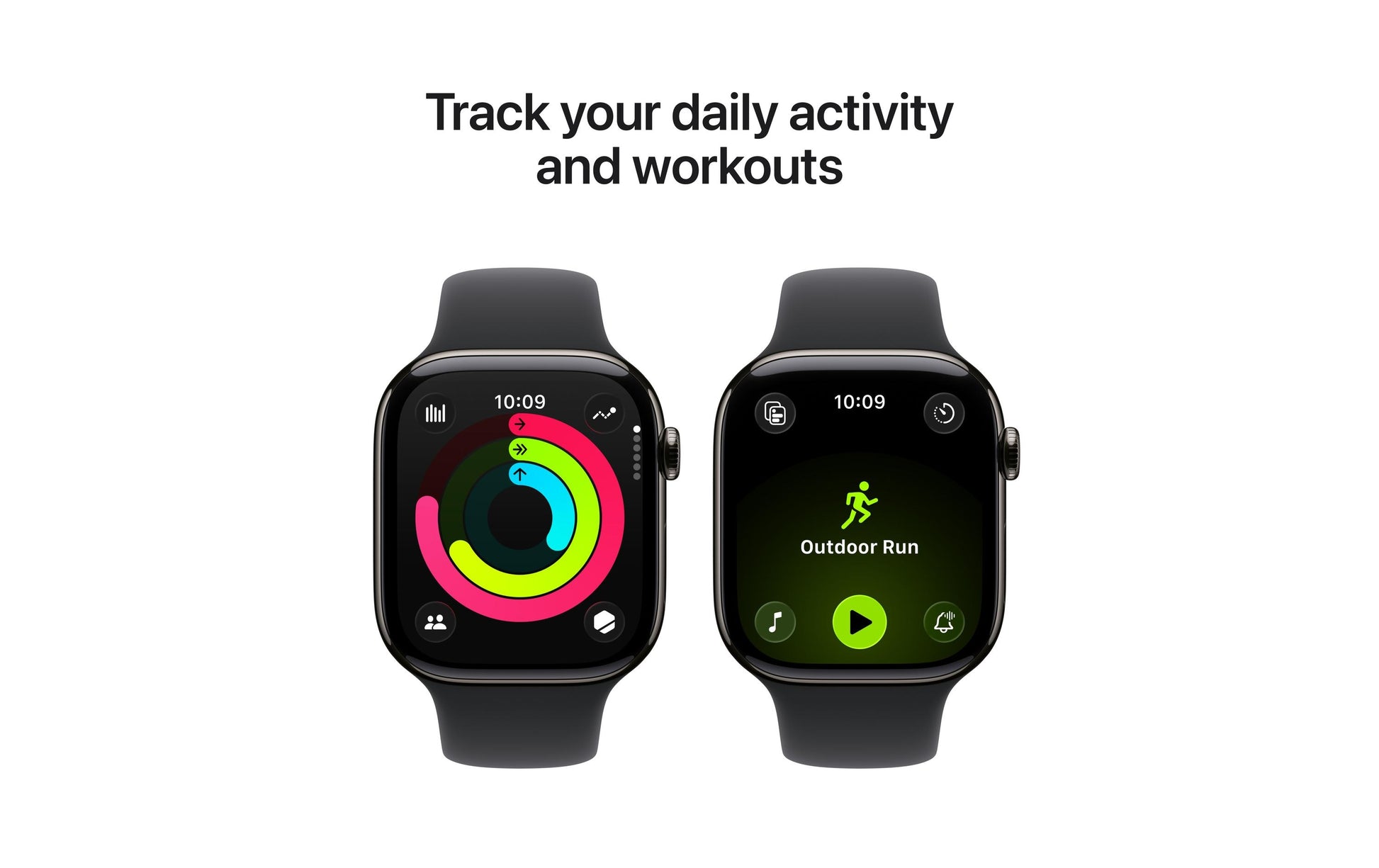 Apple Watch S11 – Smartwatch – 46 mm, LTE, OLED, 50 m, Slate Titanium, Schwarz (Sportarmband, S/M)