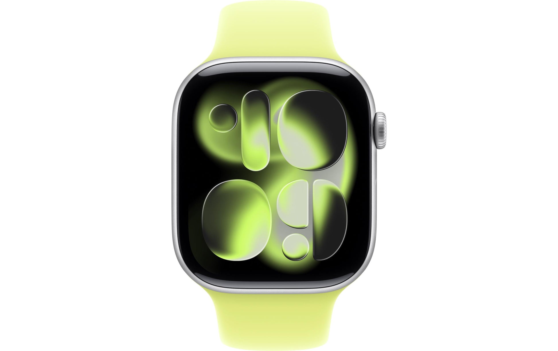 Apple Sport Band – Armband – für Apple Watch 46 mm, Neon Gelb, S/M, Polymer