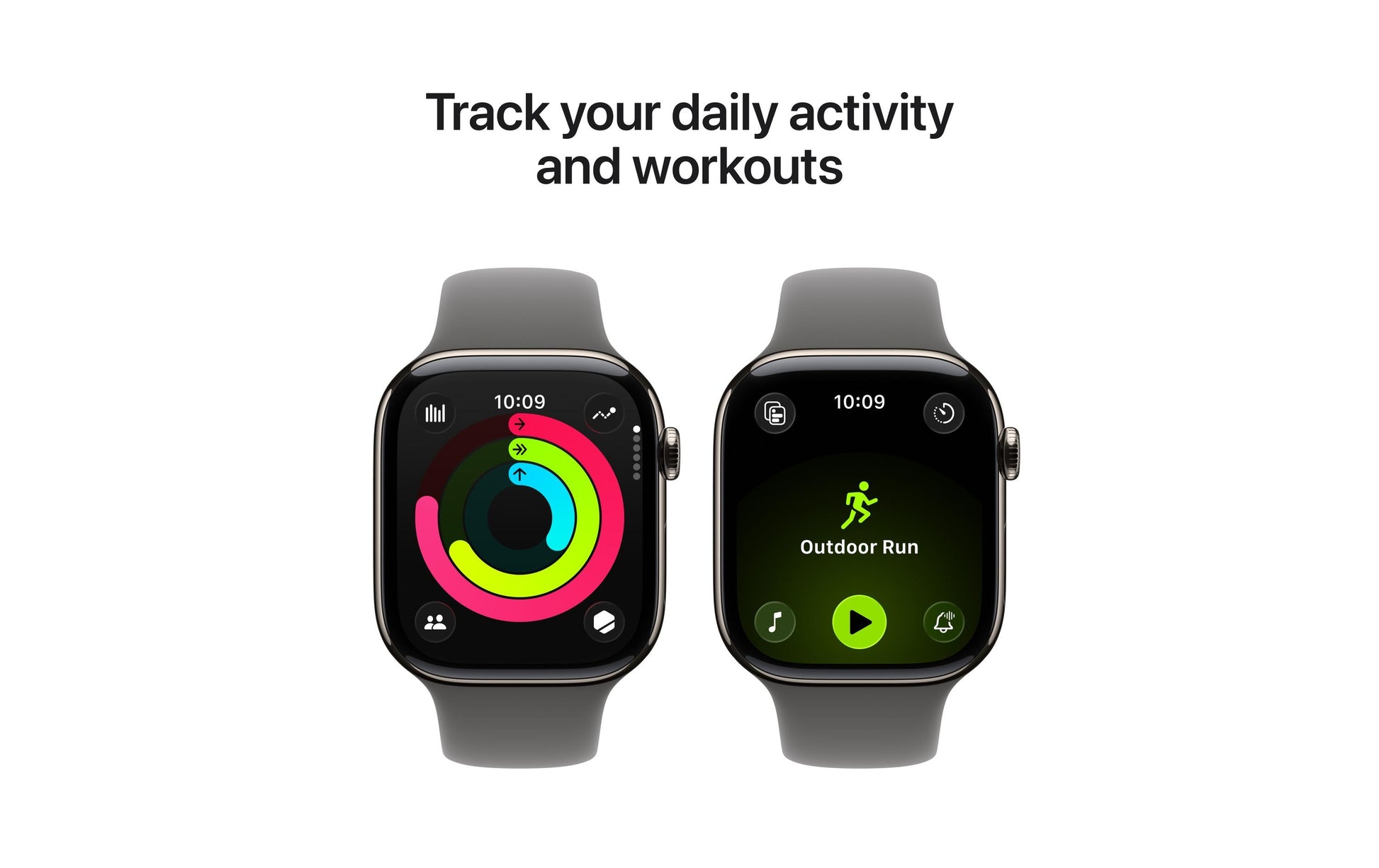 Apple Watch S11 – Smartwatch – 46 mm, LTE, OLED, 50 m, Stone Grey, S/M, Sportarmband