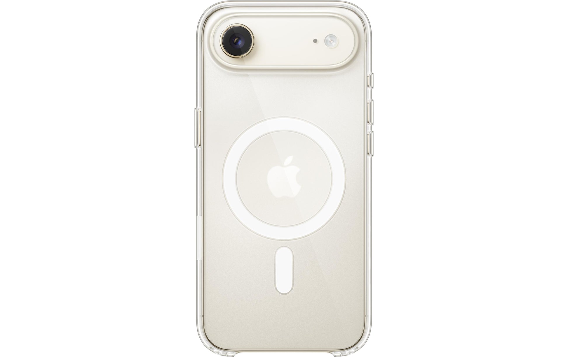 Apple Backcover – für Apple iPhone Air – transparent – PC – MagSafe-kompatibel, mit Kartenfach