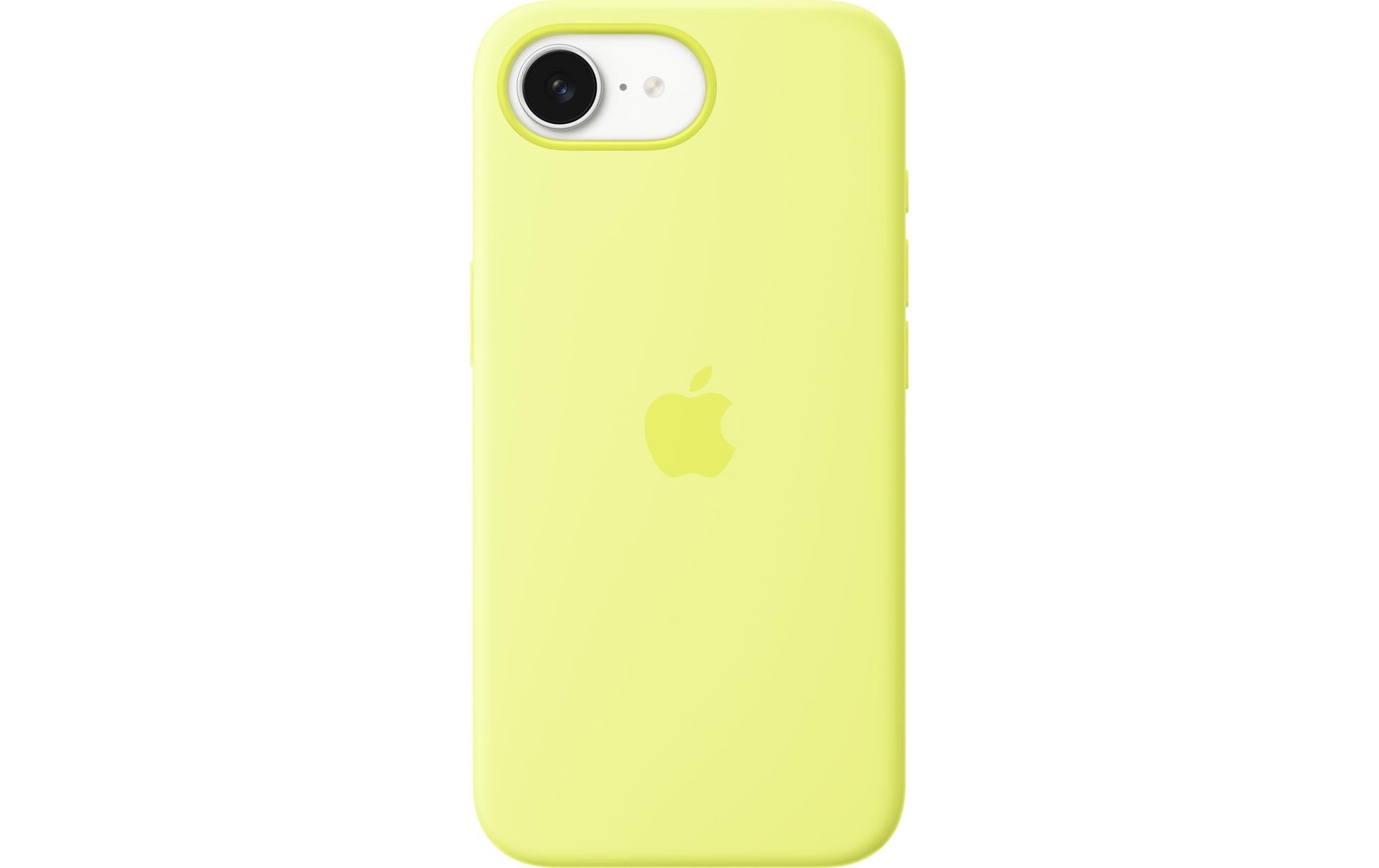 Apple Backcover – für Apple iPhone 16e – Neongelb – Silikon – MagSafe-kompatibel