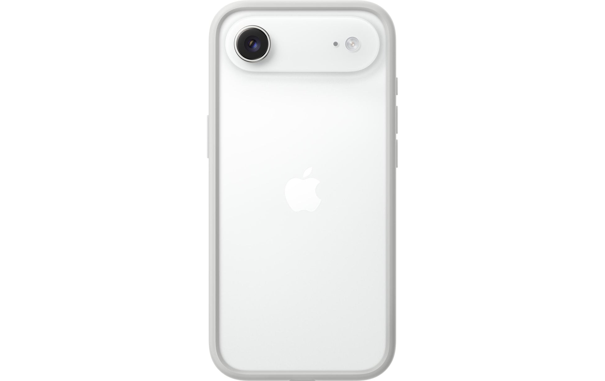 Apple Backcover – für Apple iPhone Air – hellgrau – PC, mit Kartenfach, mit Kordel