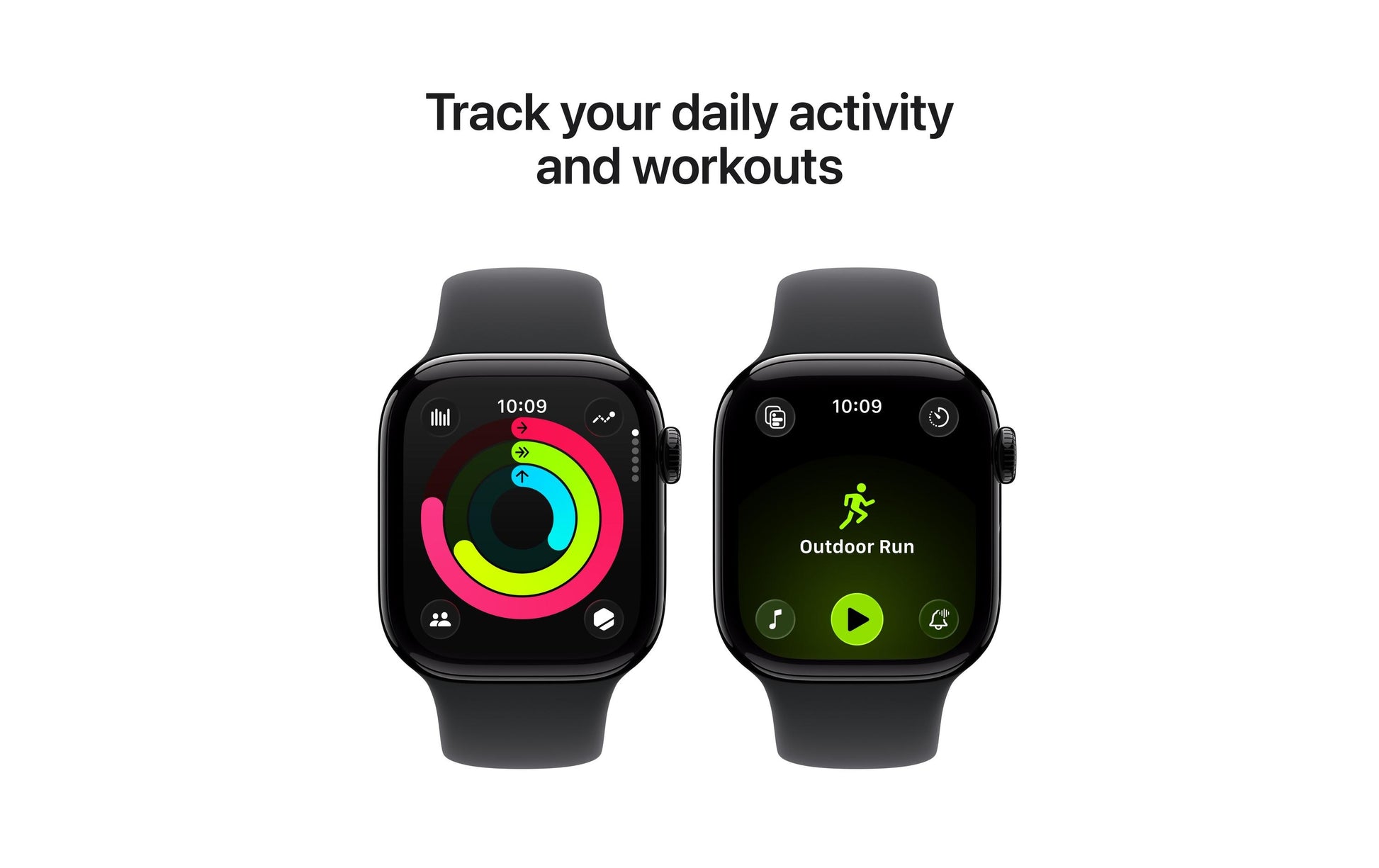 Apple Watch S11 – Smartwatch – 36 mm, GPS, OLED, 50 m, Schwarz, S/M, Sportarmband