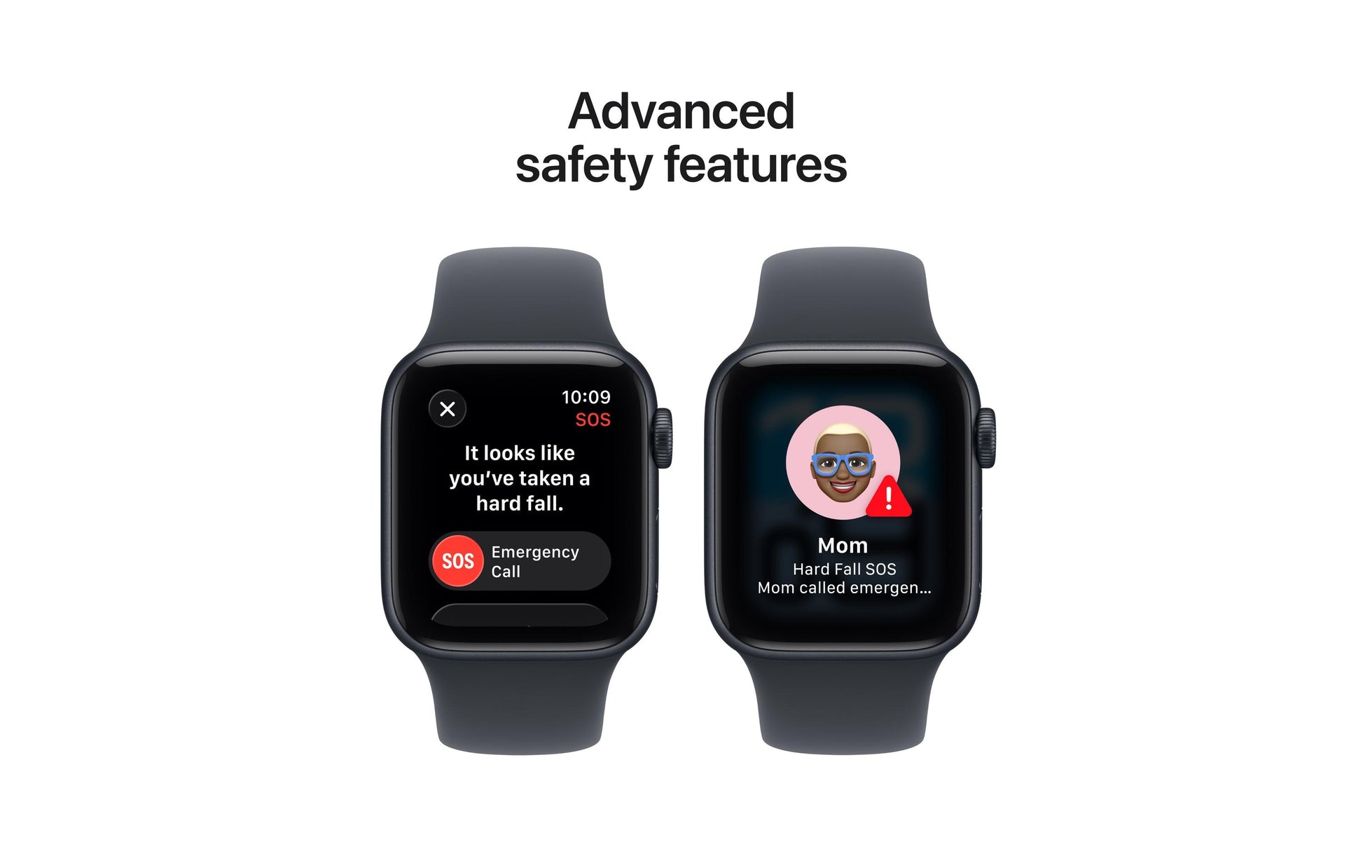 Apple Watch SE 2025 – Smartwatch – 40 mm, GPS, OLED, Ion-X Glas, 50 m, Mitternacht, Bandgrösse M/L
