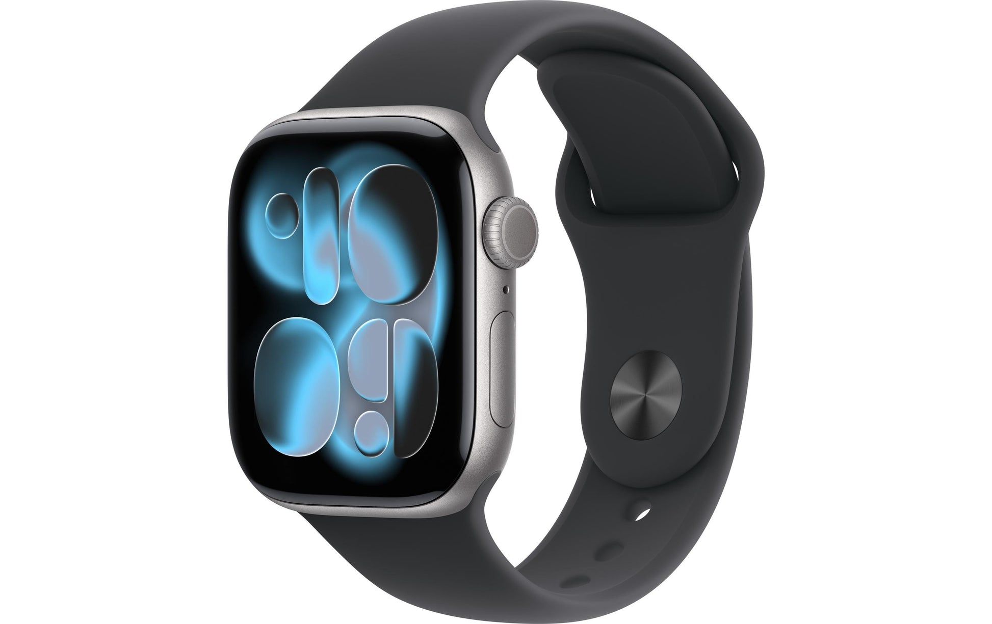 Apple Watch S11 – Smartwatch – 42 mm, LTE, OLED, 50 m, Space Grey, Titan, S/M (Sportarmband)