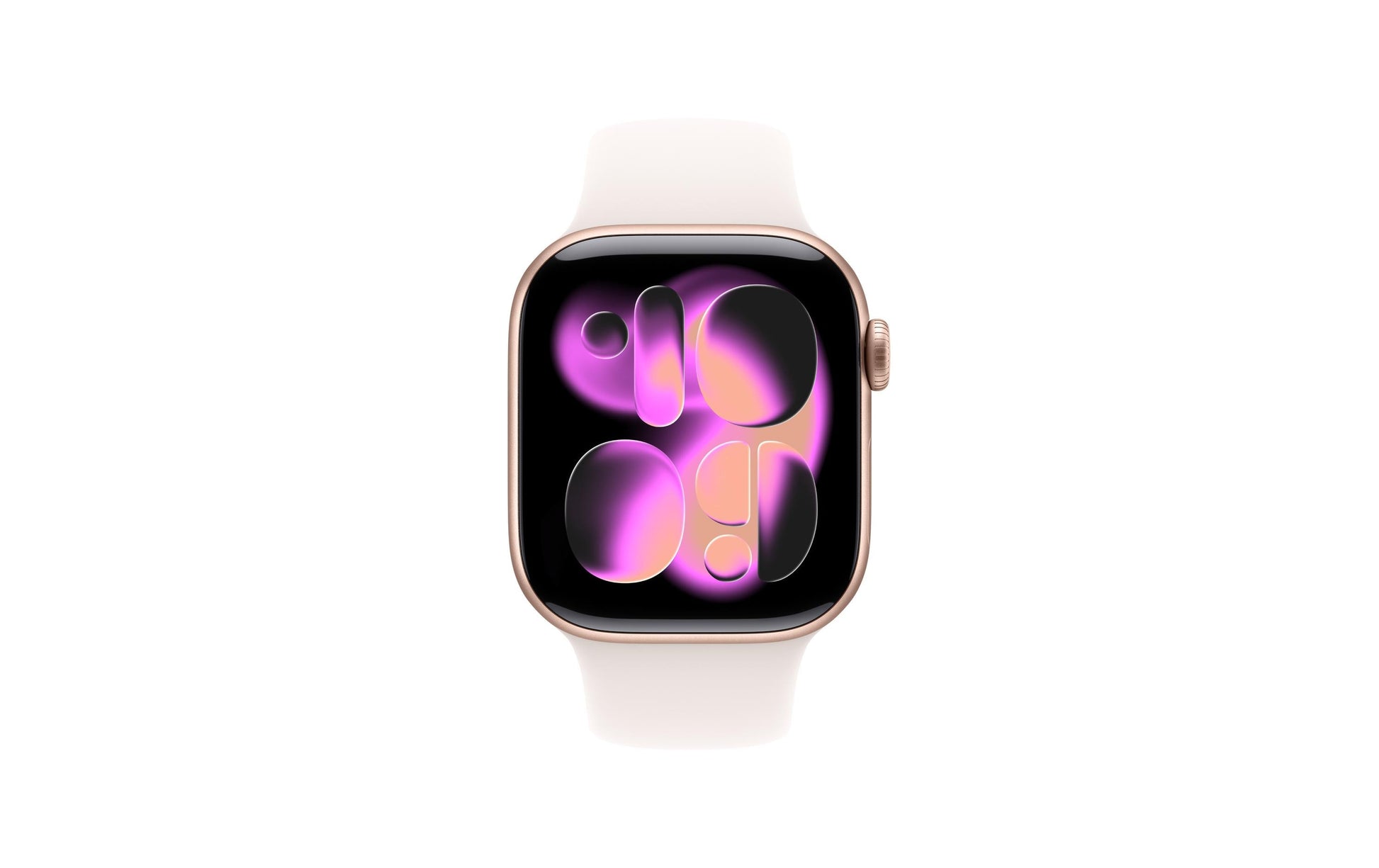 Apple Watch S11 – Smartwatch – 42 mm, LTE, OLED, 50 m, Roségold, Titan, Bandgrösse S/M, Light Blush Sportband