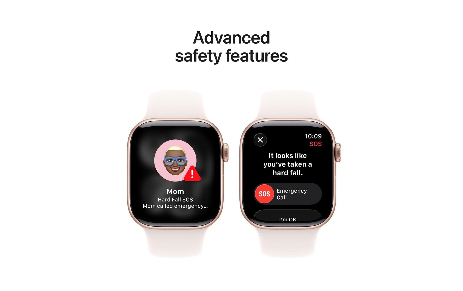 Apple Watch S11 – Smartwatch – 42 mm, LTE, OLED, 50 m, Roségold, Titan, Bandgrösse S/M, Light Blush Sportband
