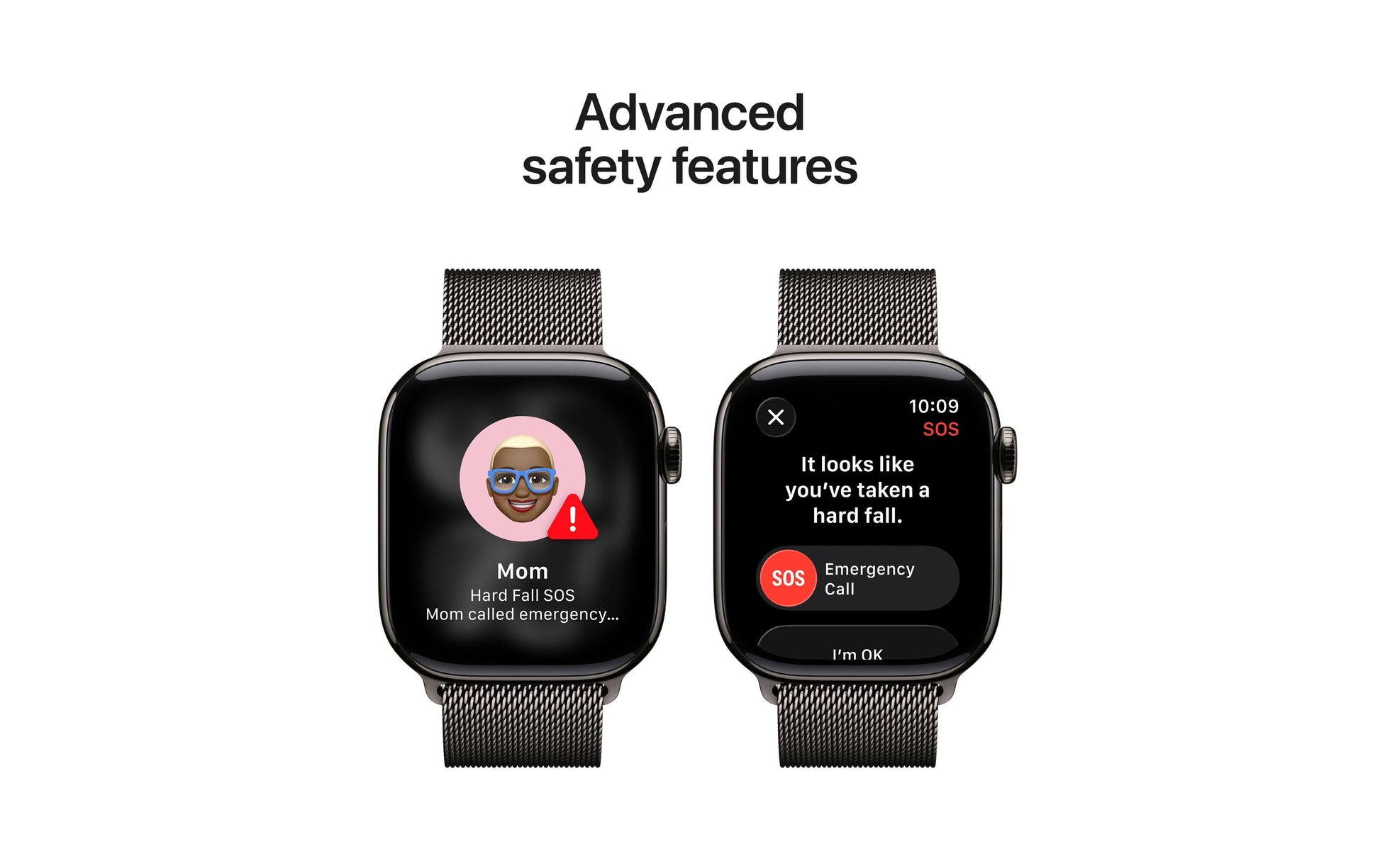 Apple Watch S11 – Smartwatch – 42 mm, LTE, OLED, 50 m, IP6X, Slate Titanium, Bandgrösse S/M, Milanese Loop