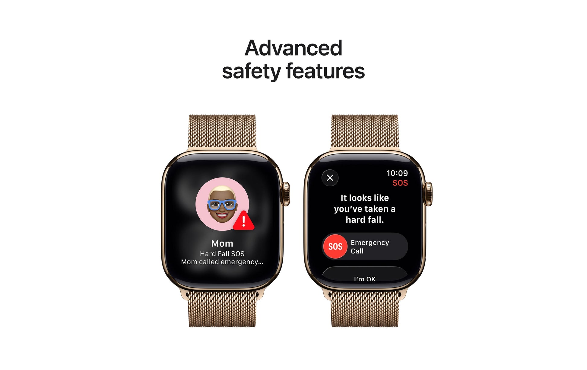 Apple Watch S11 – Smartwatch – 42 mm, LTE, OLED, 50 m, Gold Titan, Bandgrösse S/M, Mailänder Schlaufe