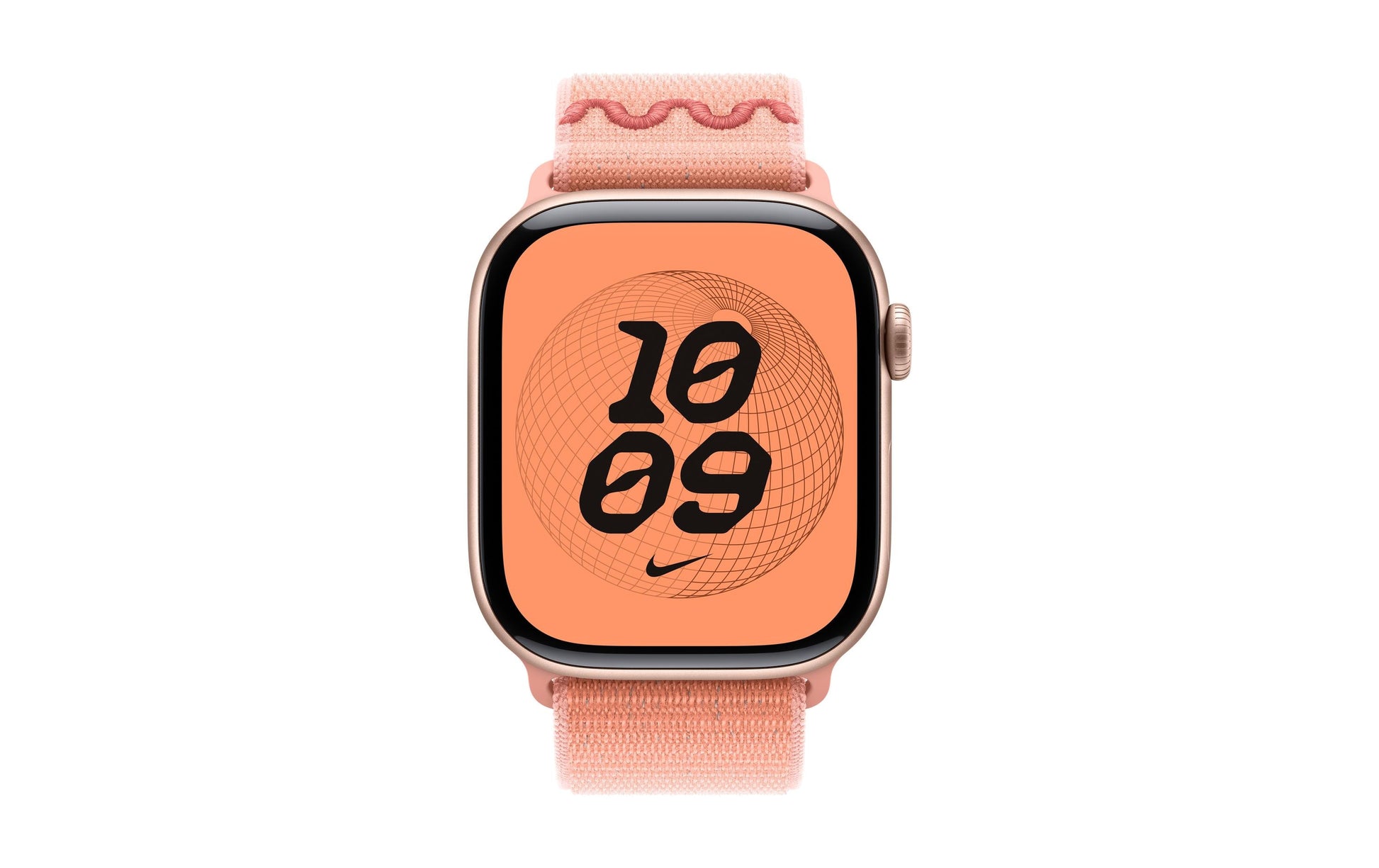 Apple Nike Sport Loop – Armband – für Apple Watch 46 mm, Alpenglow Pink, One Size