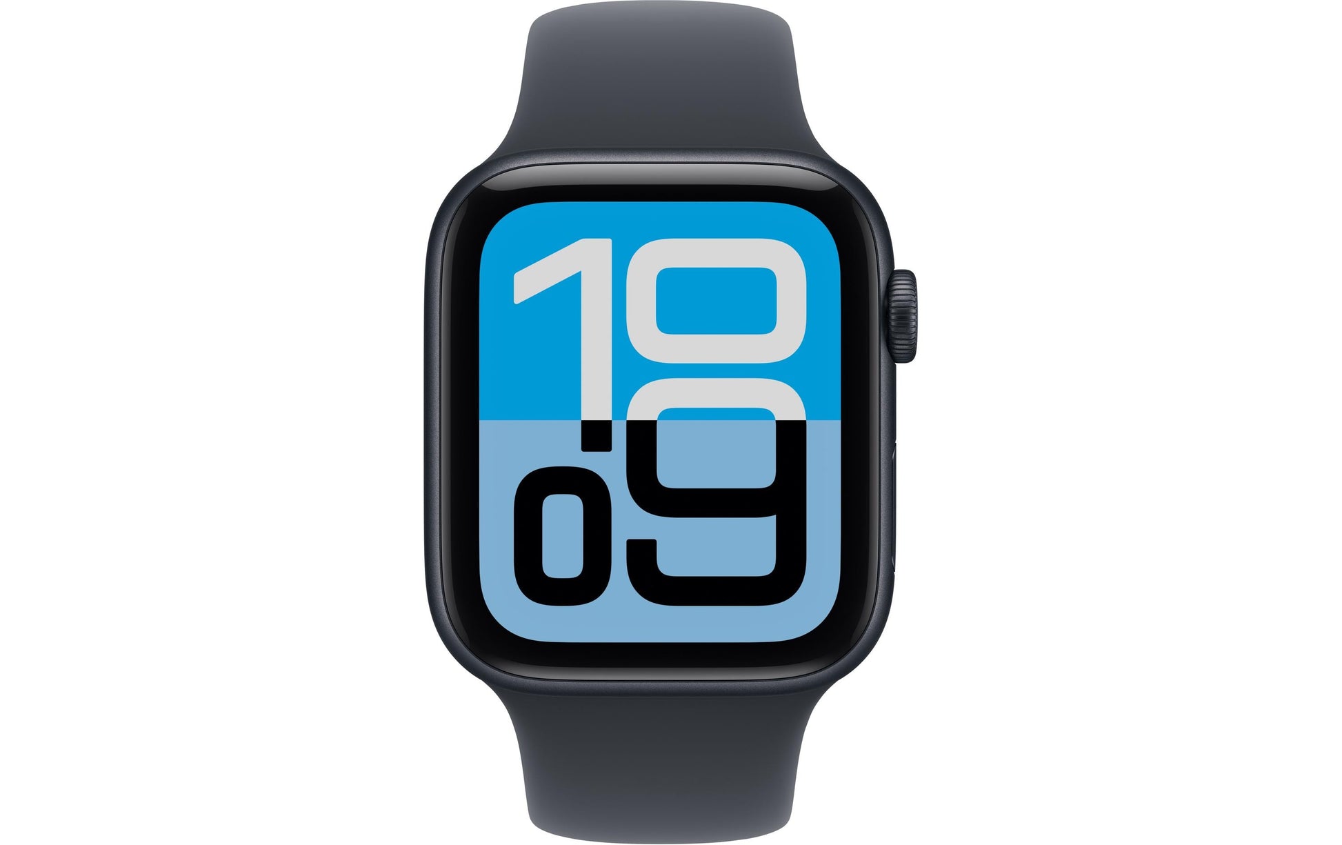 Apple Watch SE (2025) – Smartwatch – 44 mm, LTE, OLED, Ion-X Glas, 50 m, Mitternacht, Bandgrösse S/M