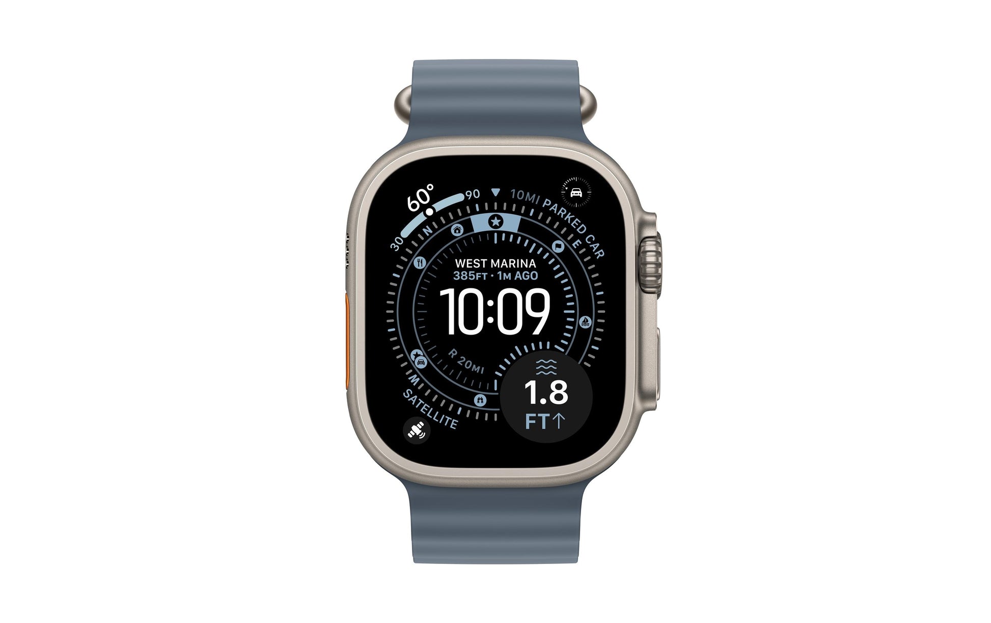 Apple Watch Ultra 3 (2025) – Smartwatch – 49 mm, GPS, OLED, Saphirglas, 100 m, Natürliches Titan