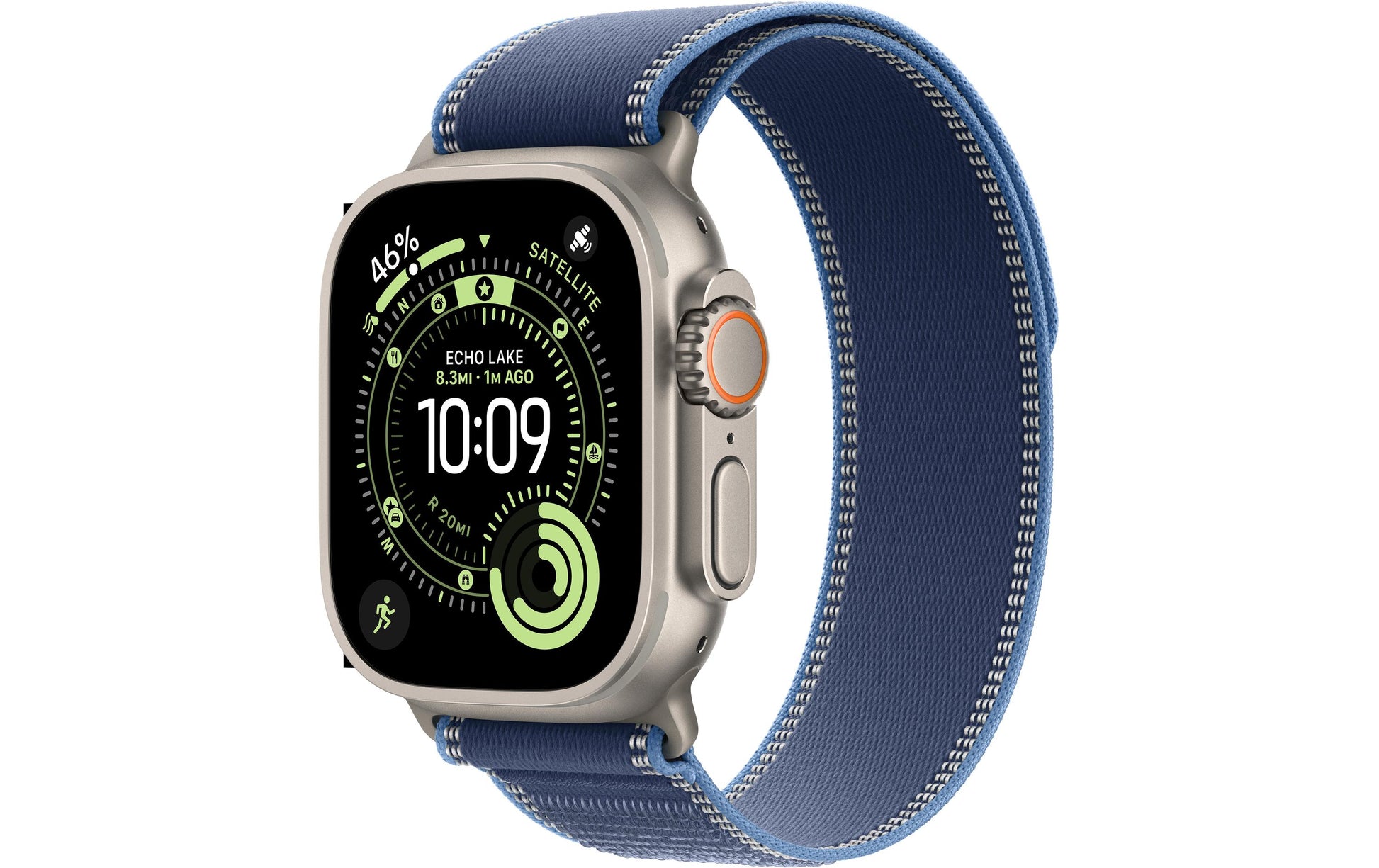 Apple Watch Ultra 3 (2025) – Smartwatch – 49 mm, LTE, OLED, Saphirglas, 100 m, Natürliches Titan, M/L