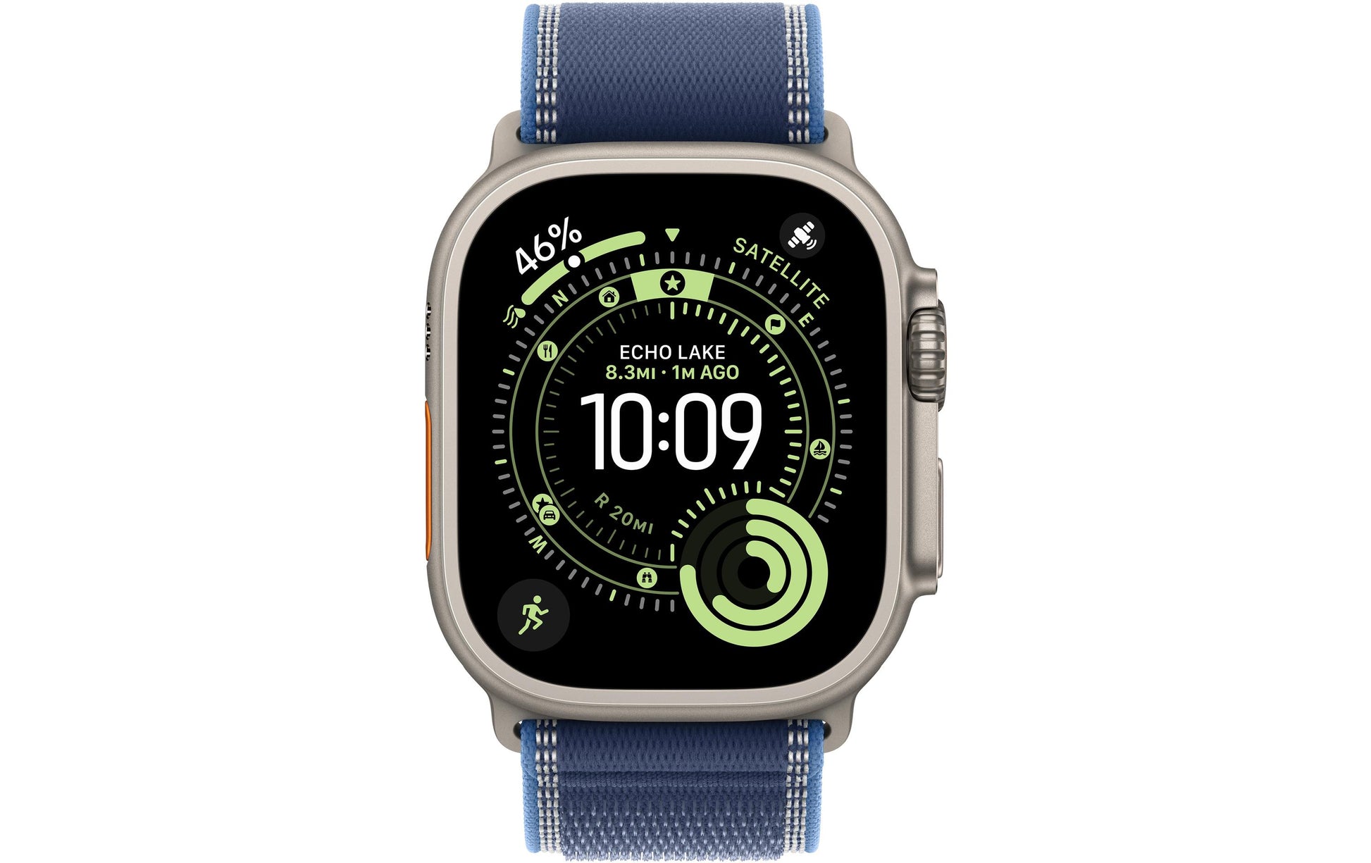 Apple Watch Ultra 3 (2025) – Smartwatch – 49 mm, LTE, OLED, Saphirglas, 100 m, Natürliches Titan, M/L
