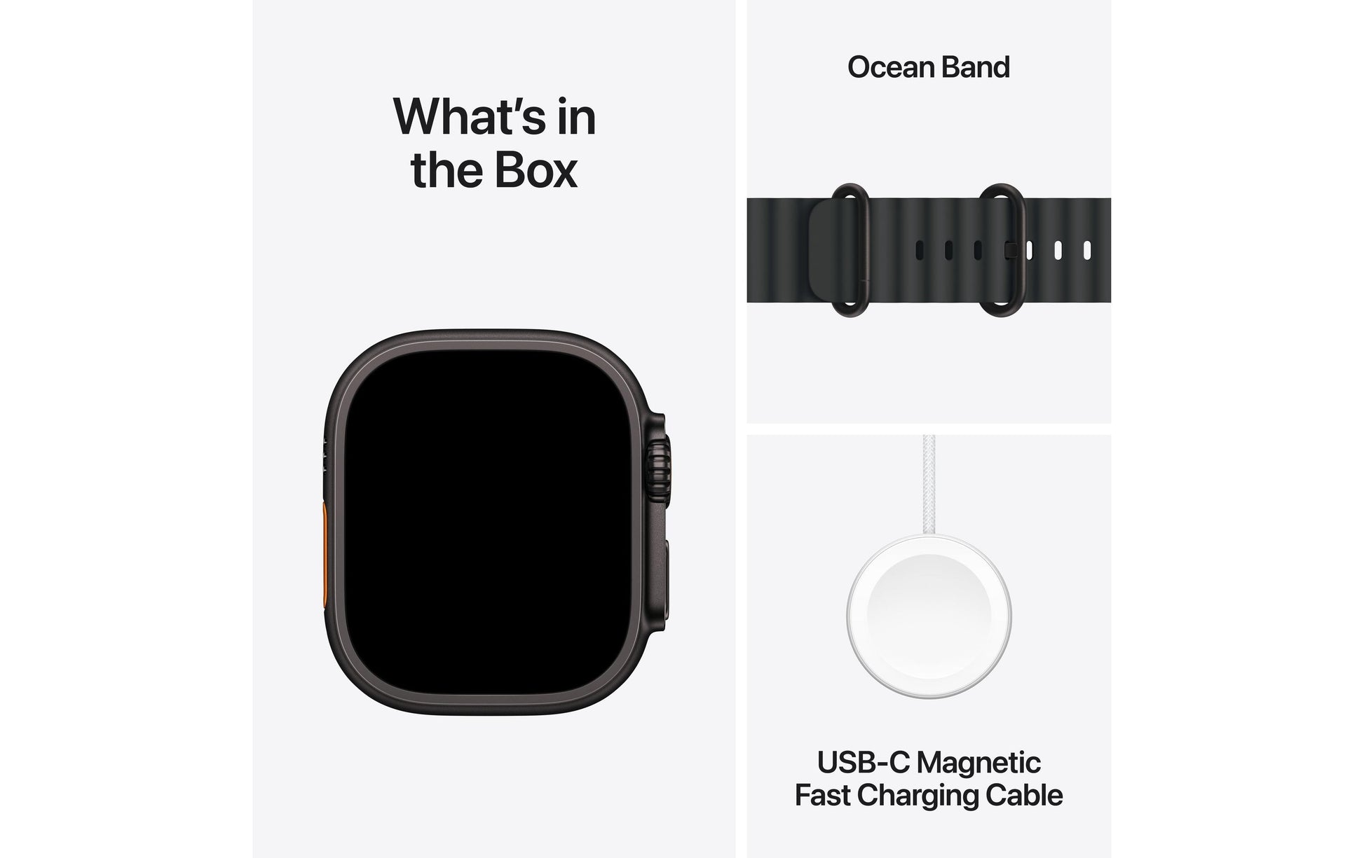 Apple Watch Ultra 3 – Smartwatch – 49 mm, GPS, OLED, Saphirglas, 100 m, Schwarz Titan