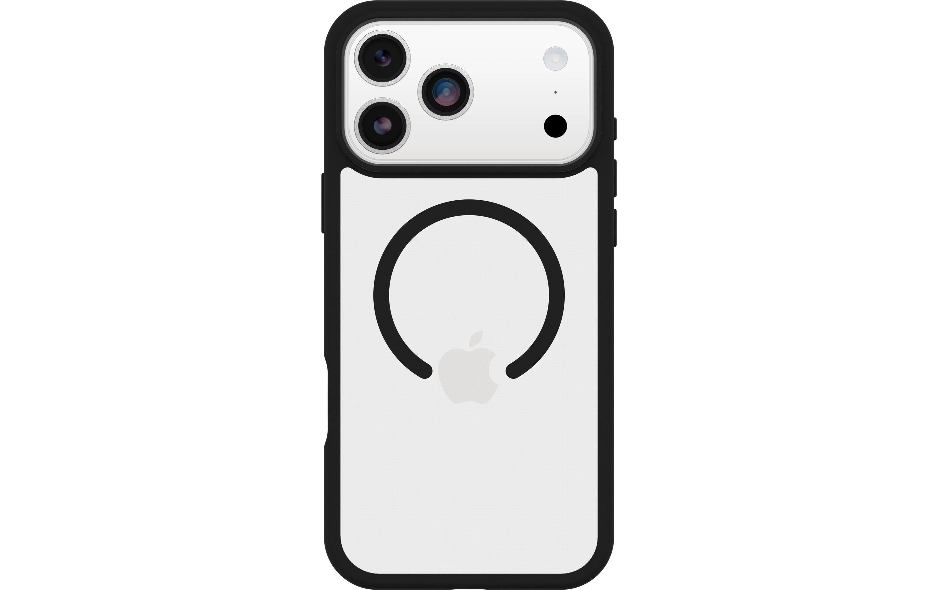 OtterBox Backcover React – für Apple iPhone 17 Pro Max – transparent/schwarz – MagSafe kompatibel
