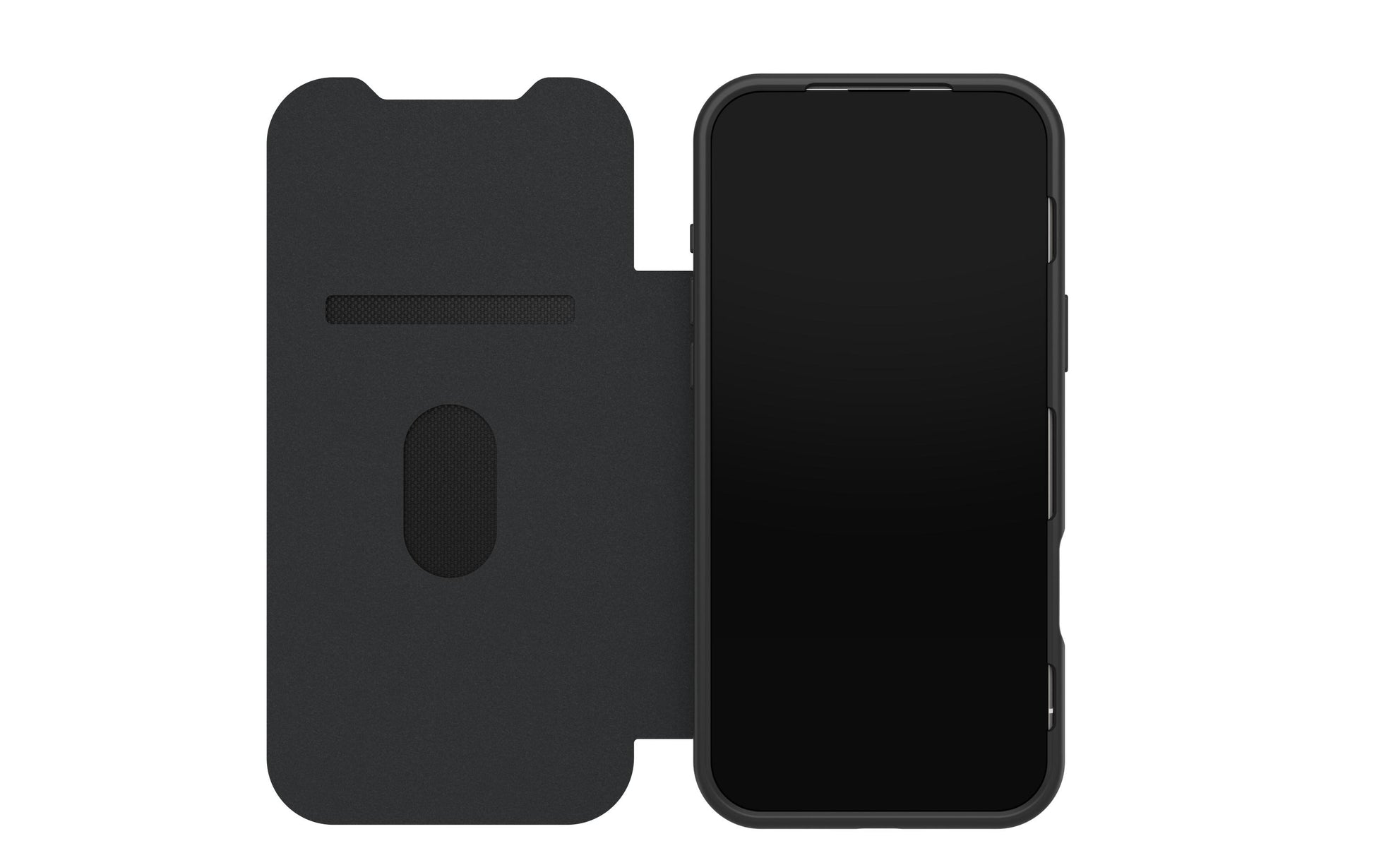 OtterBox Booklet-Hülle React – für Apple iPhone 17 Pro Max – schwarz – MagSafe-kompatibel, mit Kartenfach