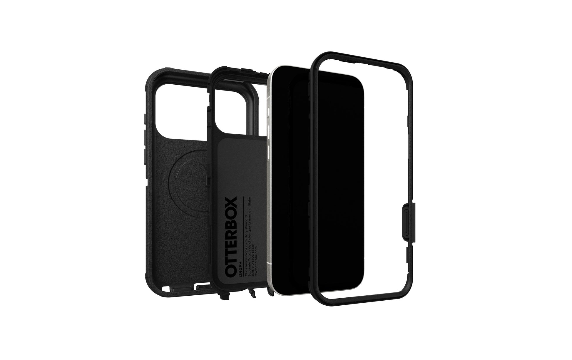 OtterBox Backcover Defender Pro – für Apple iPhone 17 Pro Max – schwarz – PC – MagSafe-kompatibel