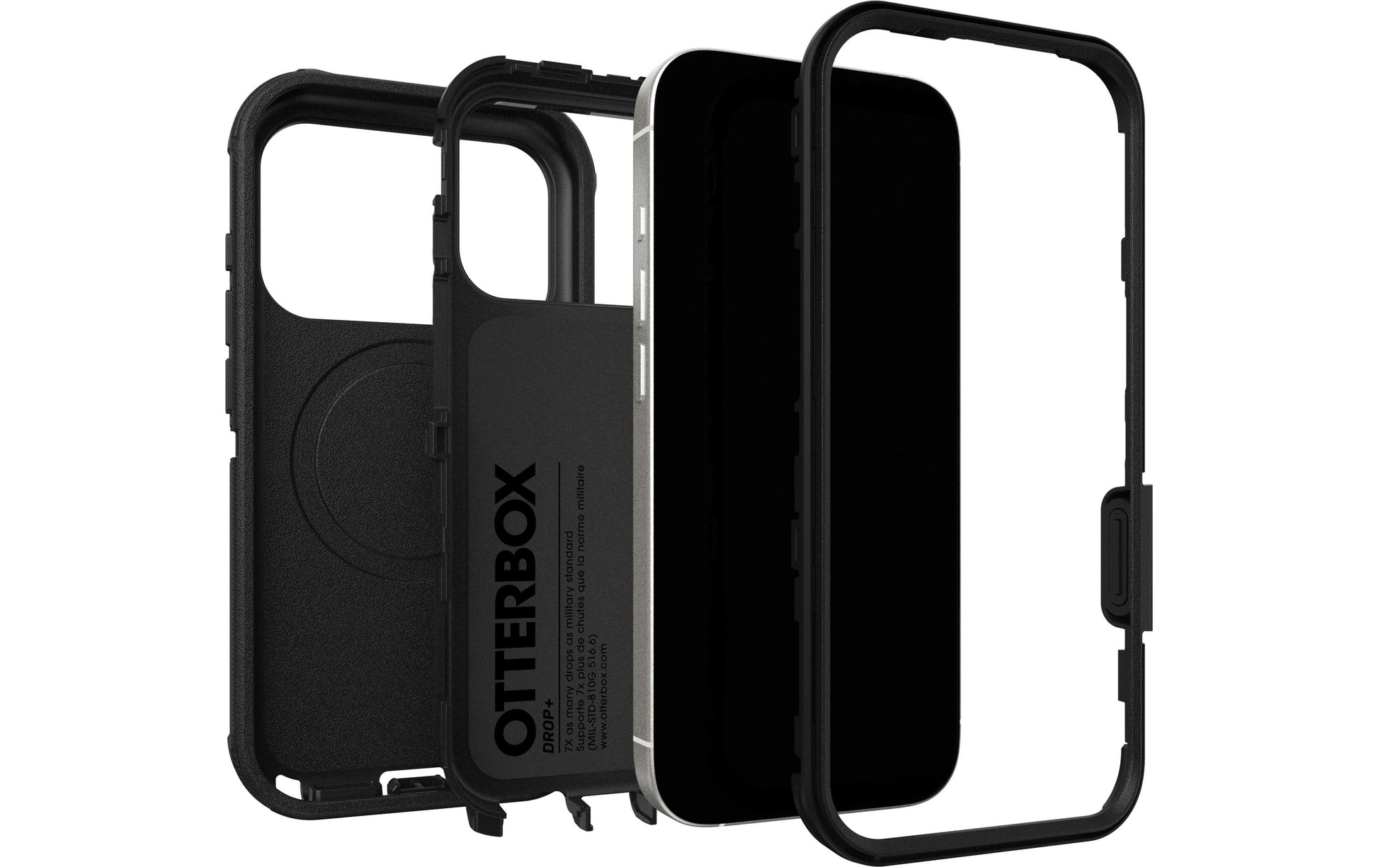 OtterBox Backcover Defender Pro – für Apple iPhone 17 Pro – schwarz – PC, MagSafe-kompatibel